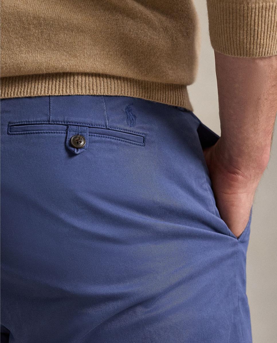 Calças Chino Bedford Classic Fit Tamanhos Grandes Azul-marinho-5