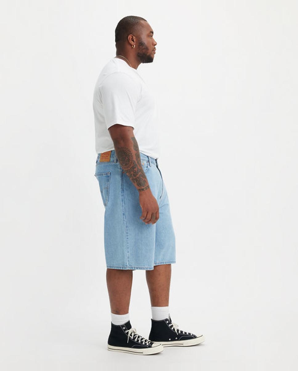 Bermudas de Ganga 469 Loose™ Tamanhos Grandes Azul-claro-4