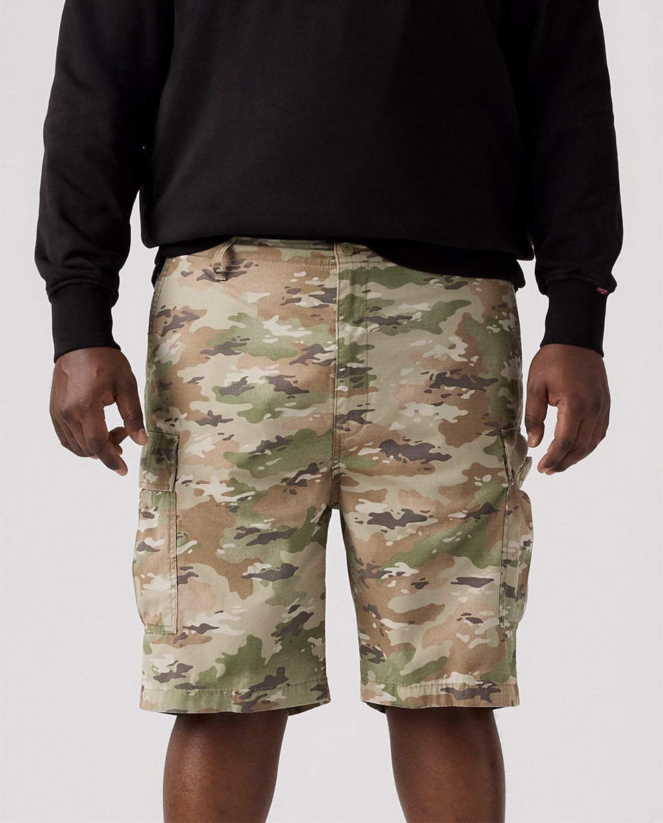 Imagem 0 de Bermudas Cargo de Algodão Tamanhos Grandes