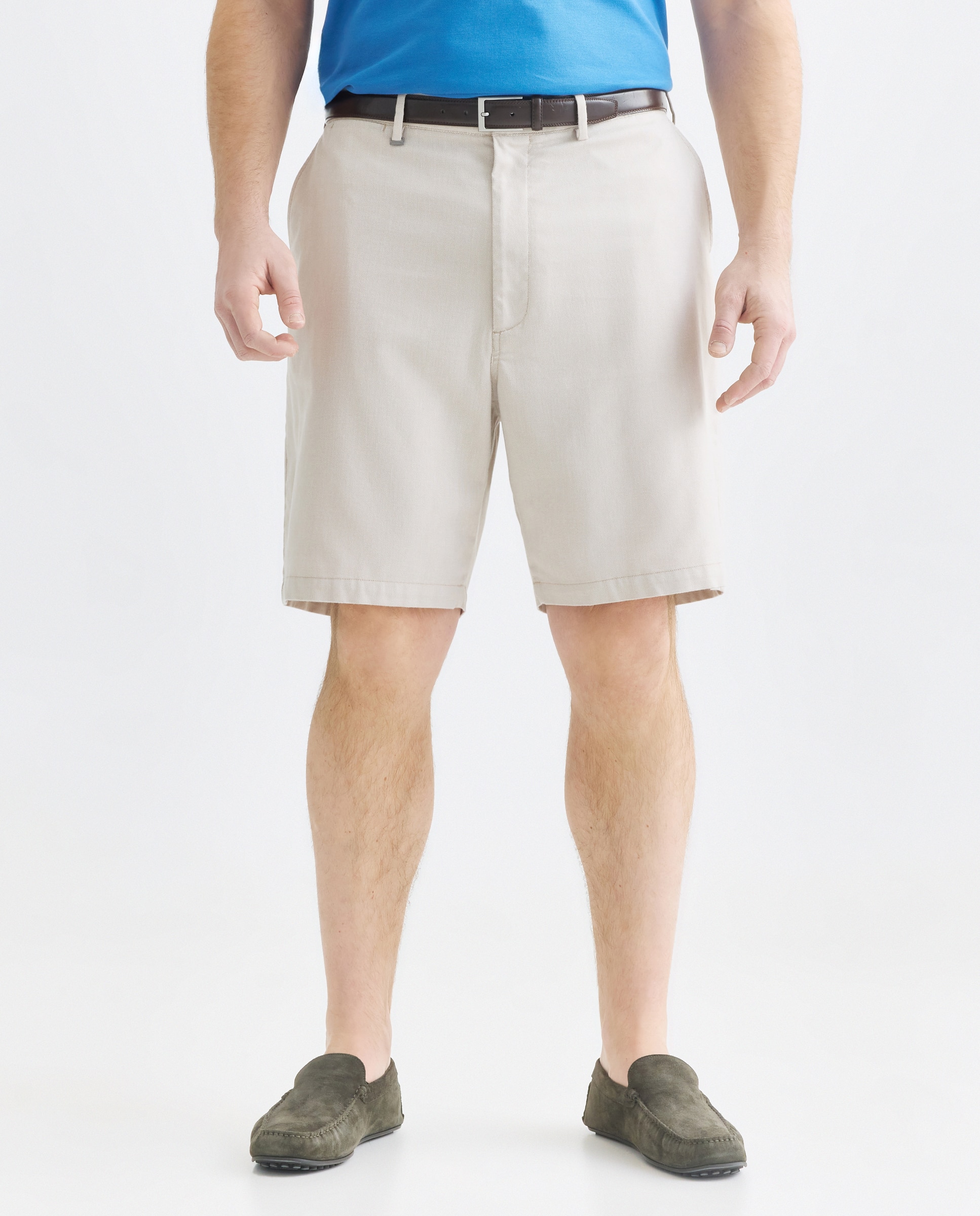 Bermudas Tamanhos Grandes Bege-2
