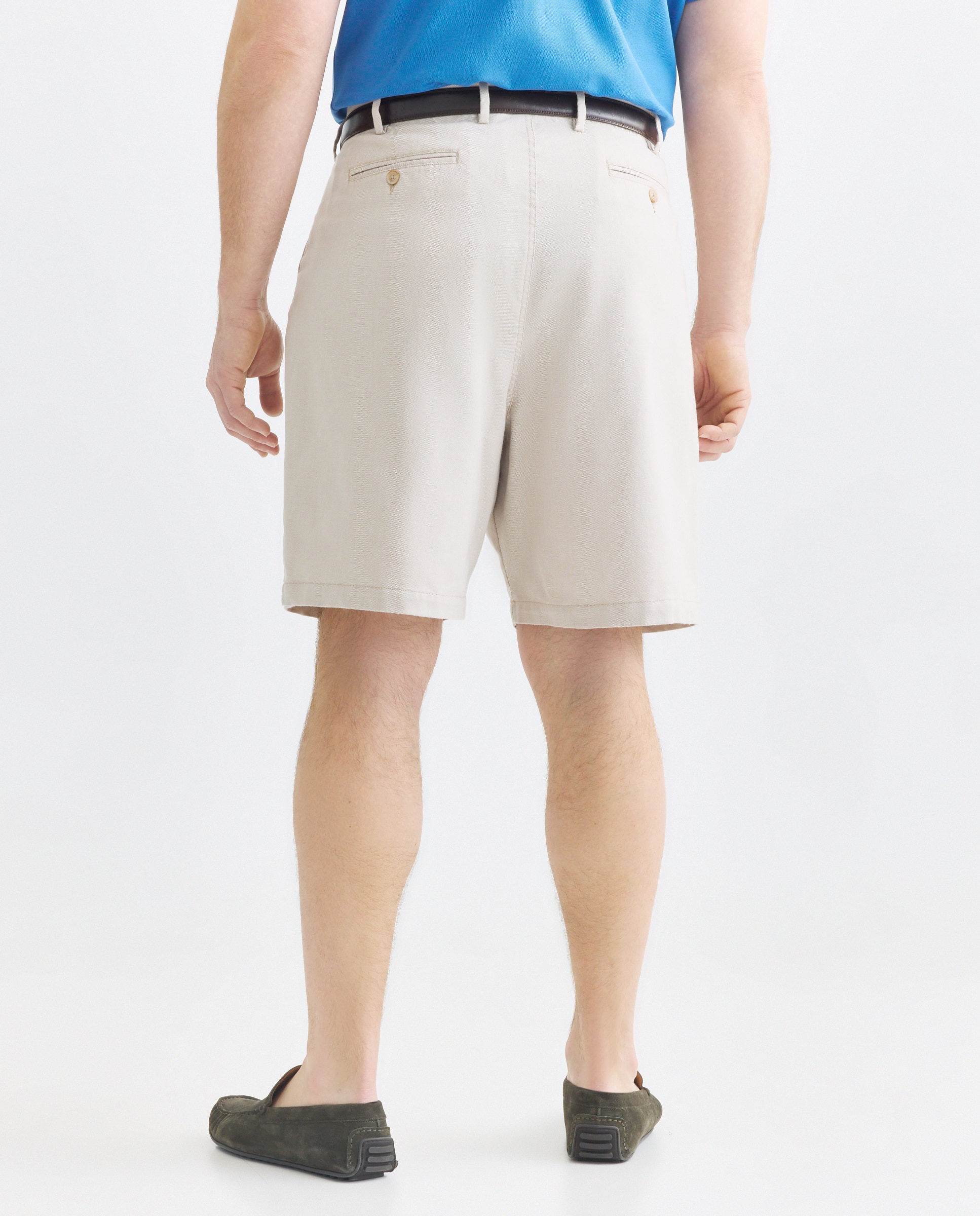 Bermudas Tamanhos Grandes Bege-3
