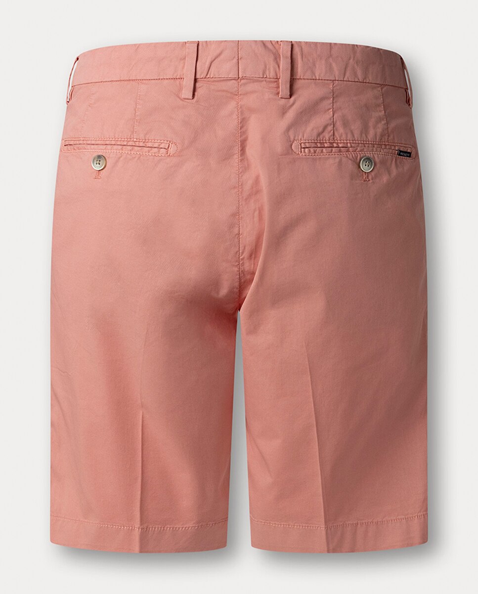 Bermudas em Tecido Ultraligeiro Tamanhos Grandes Rosa-2
