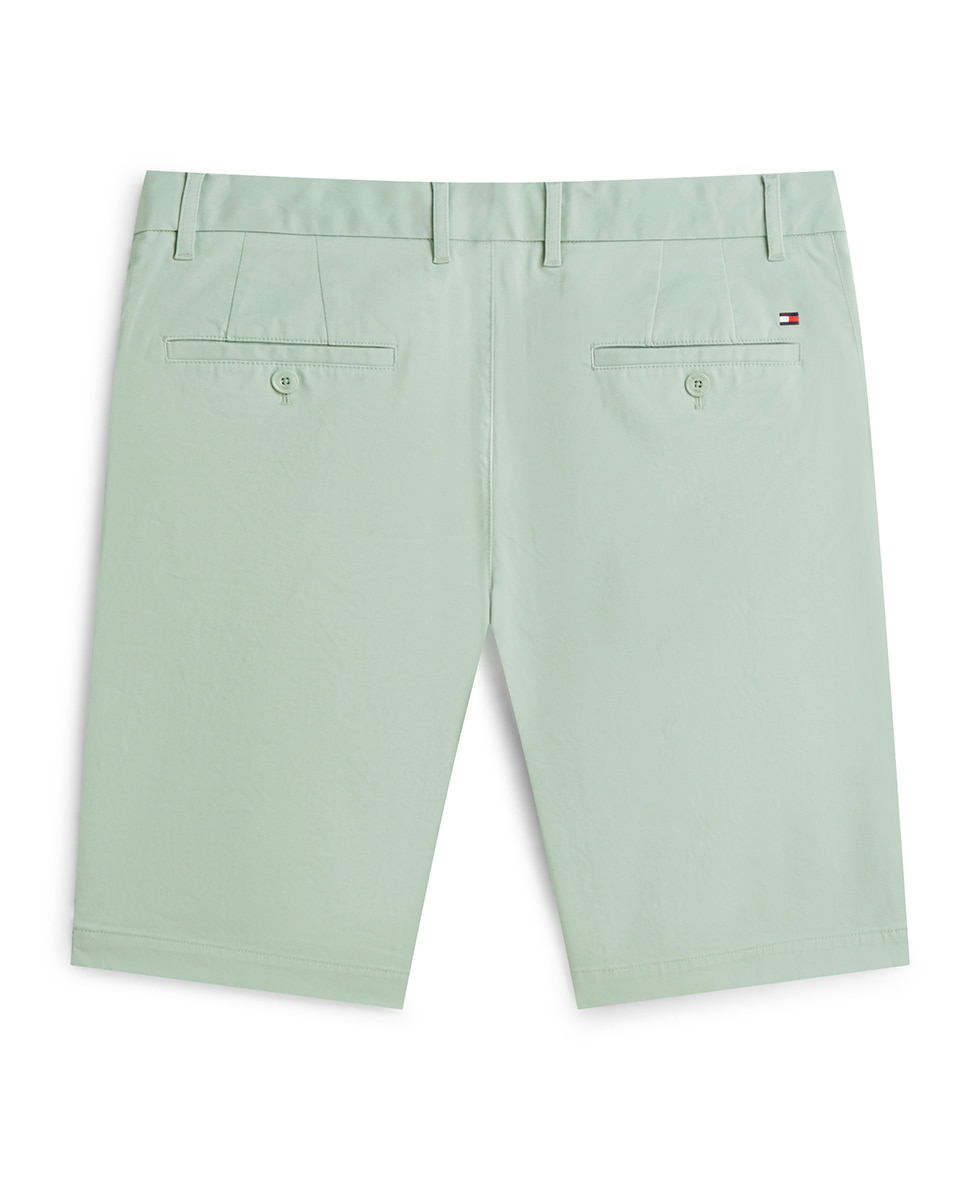 Bermudas de Sarja Denton Tamanhos Grandes Verde-2