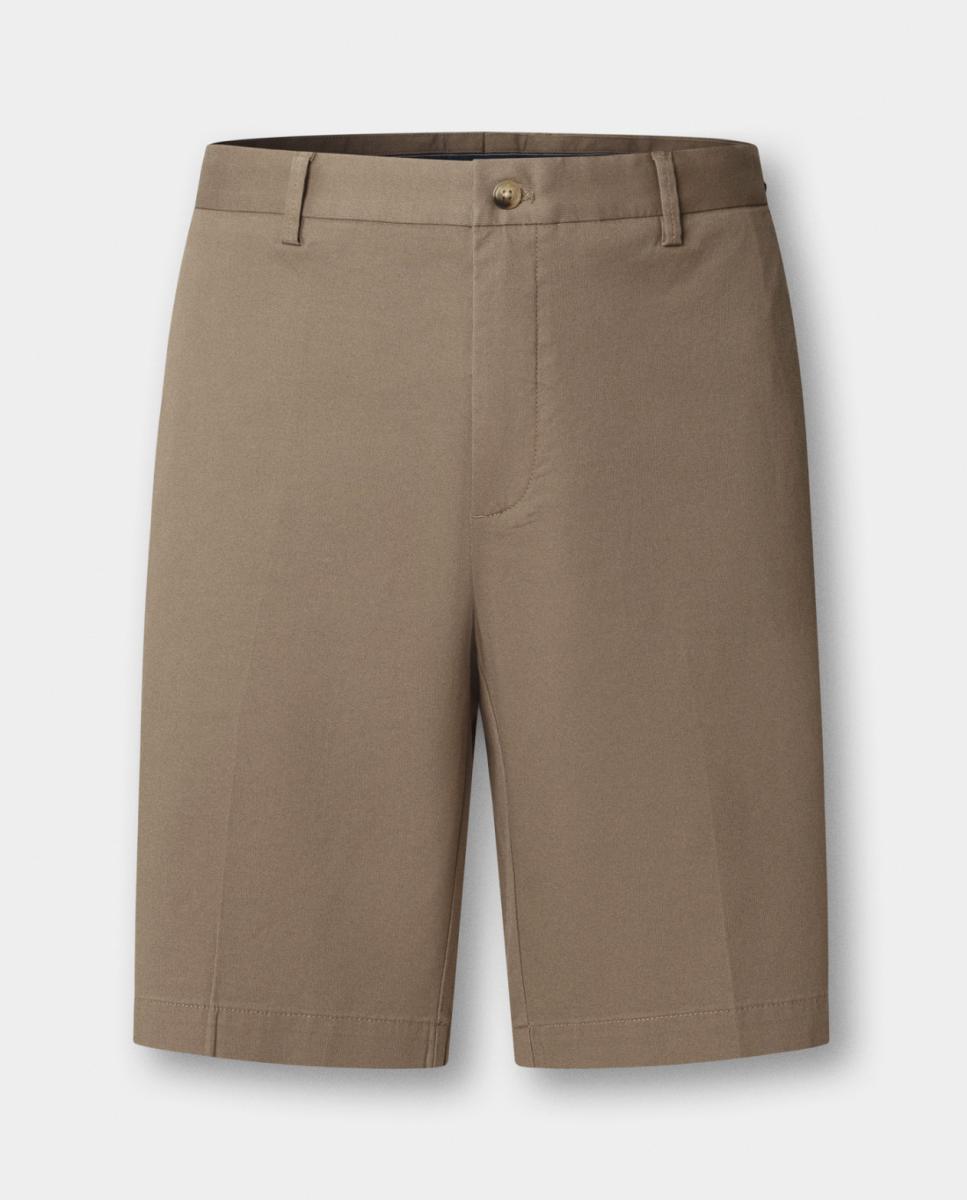 Bermudas Texturizadas Tamanhos Grandes Castanho-claro-5