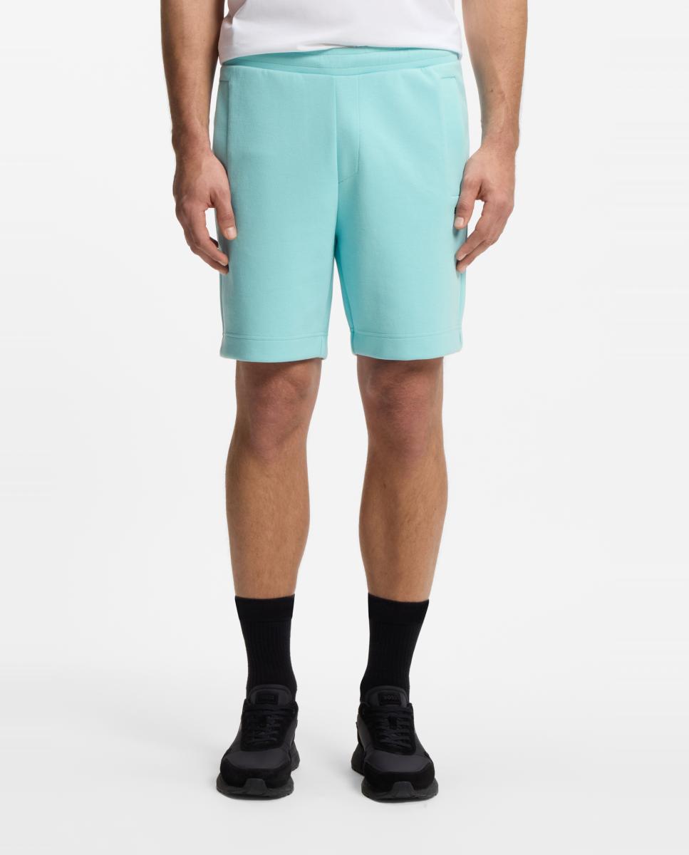 Pantalón corto de hombre tallas grandes. - Boss - Azul Azul-2