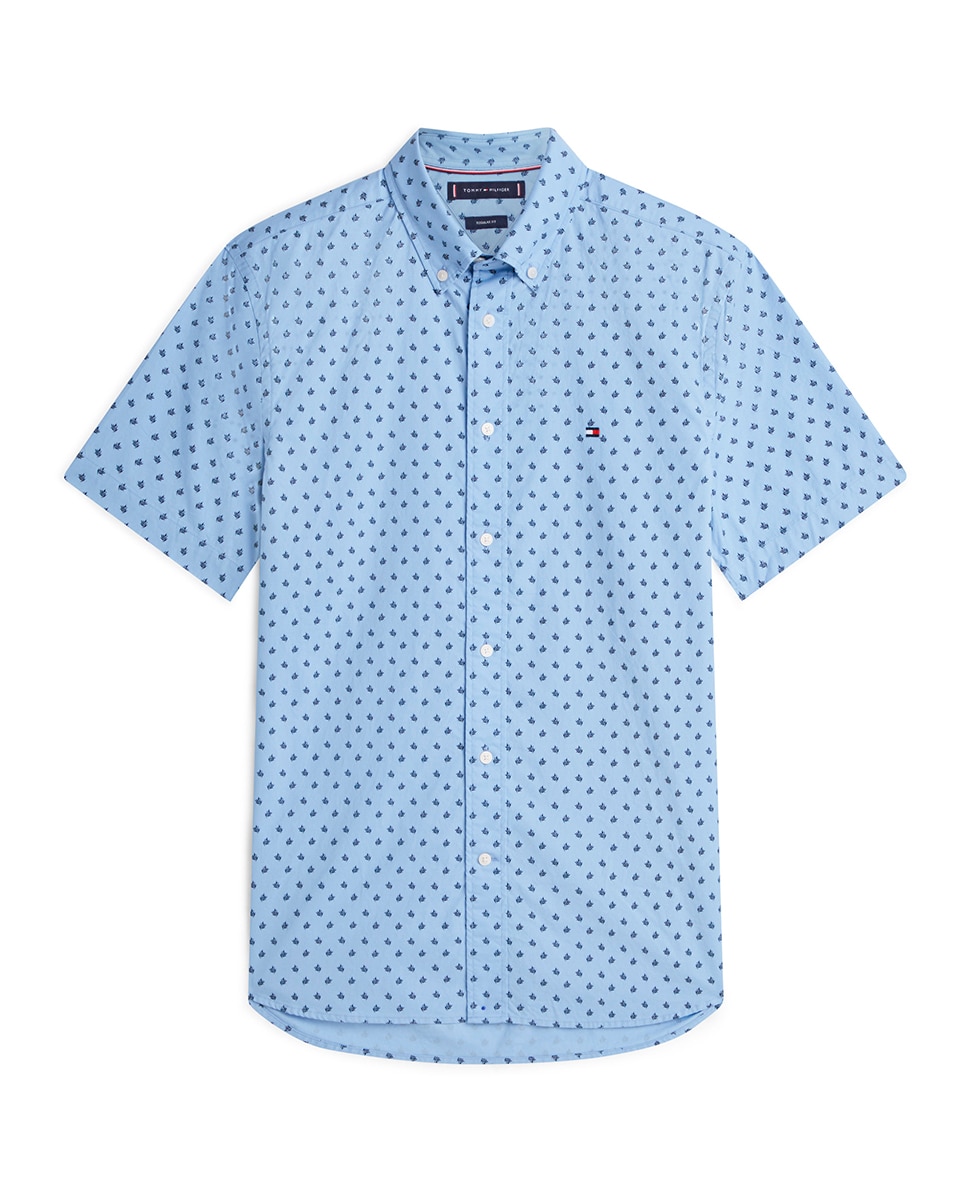 Imagem 0 de Camisa de Manga Curta Estampada Tamanhos Grandes