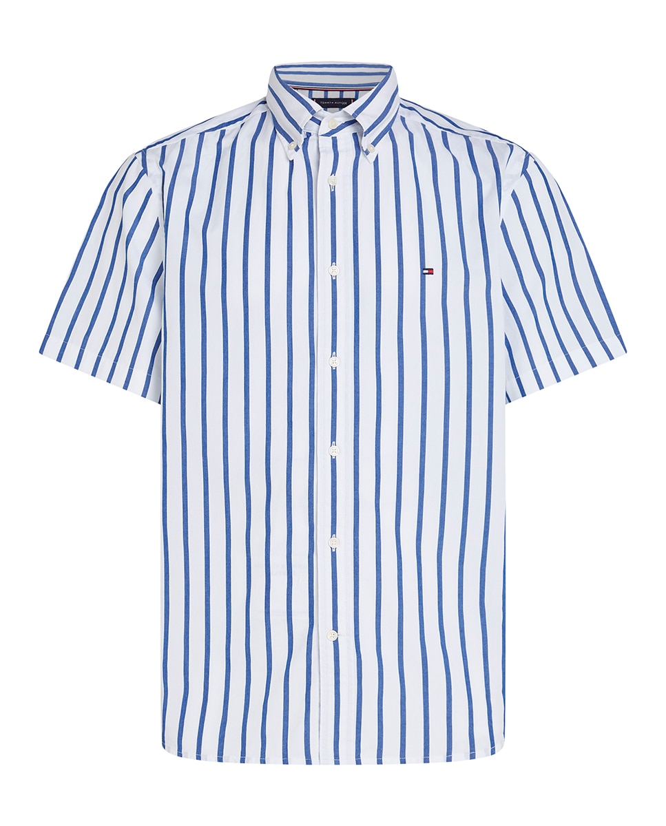 Imagem 0 de Camisa de Popelina de Manga Curta de Tamanhos Grandes