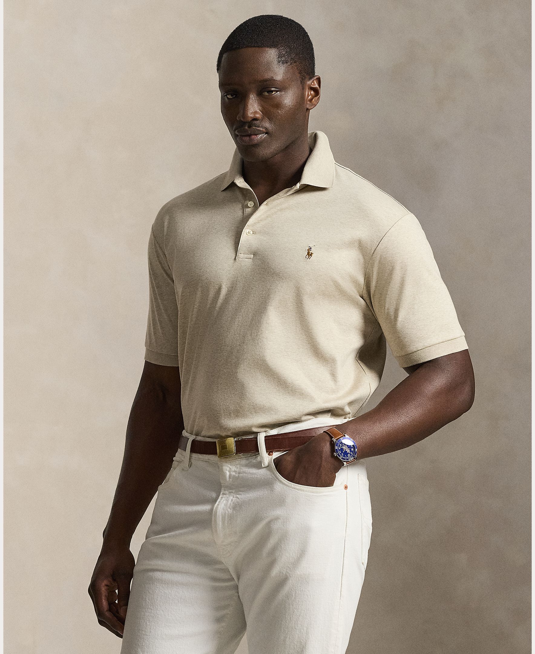 Imagem 0 de Polo Classic Fit Tamanhos Grandes em Algodão Pima