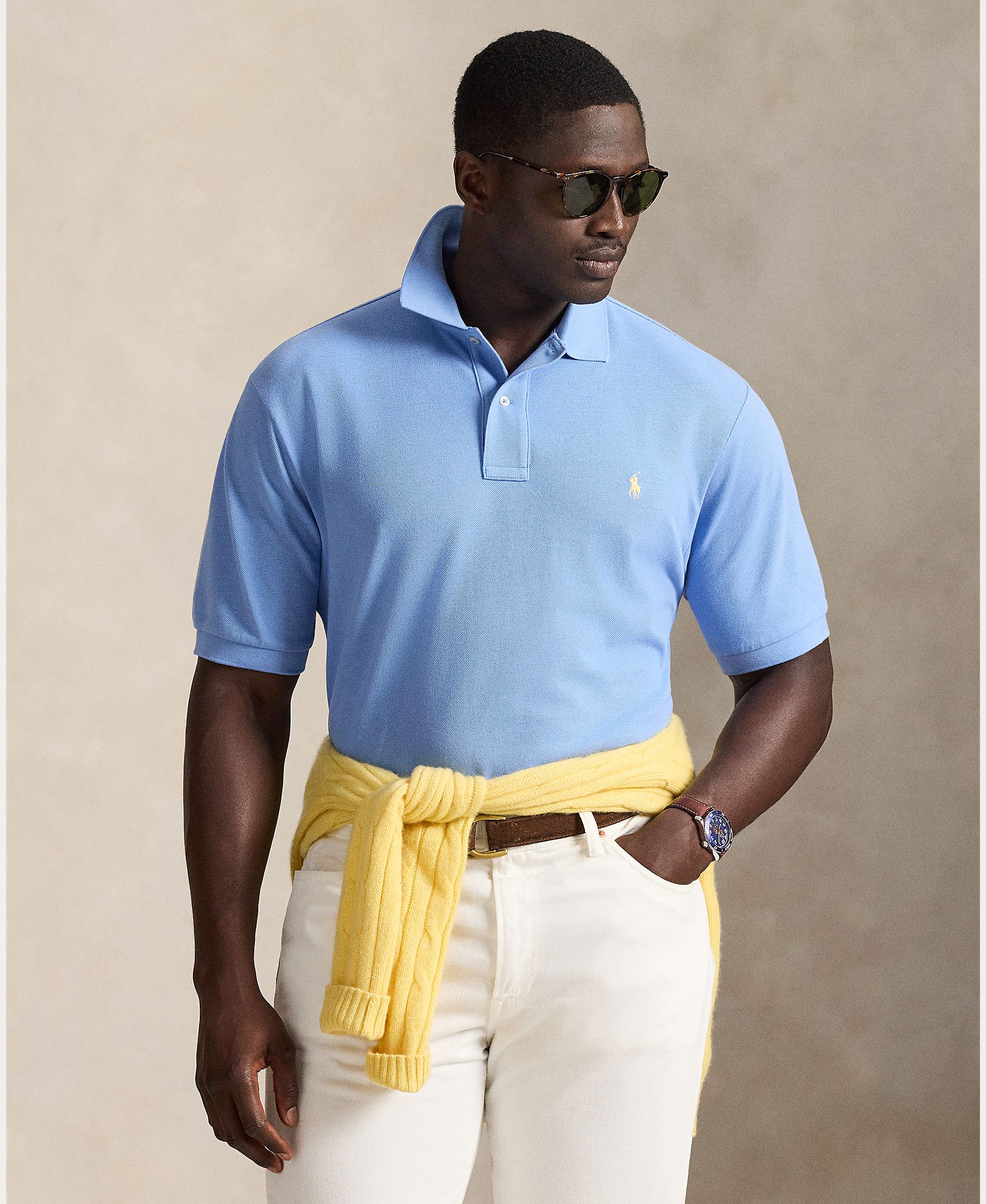 Imagem 0 de Polo de Piqué com Manga Curta Tamanhos Grandes