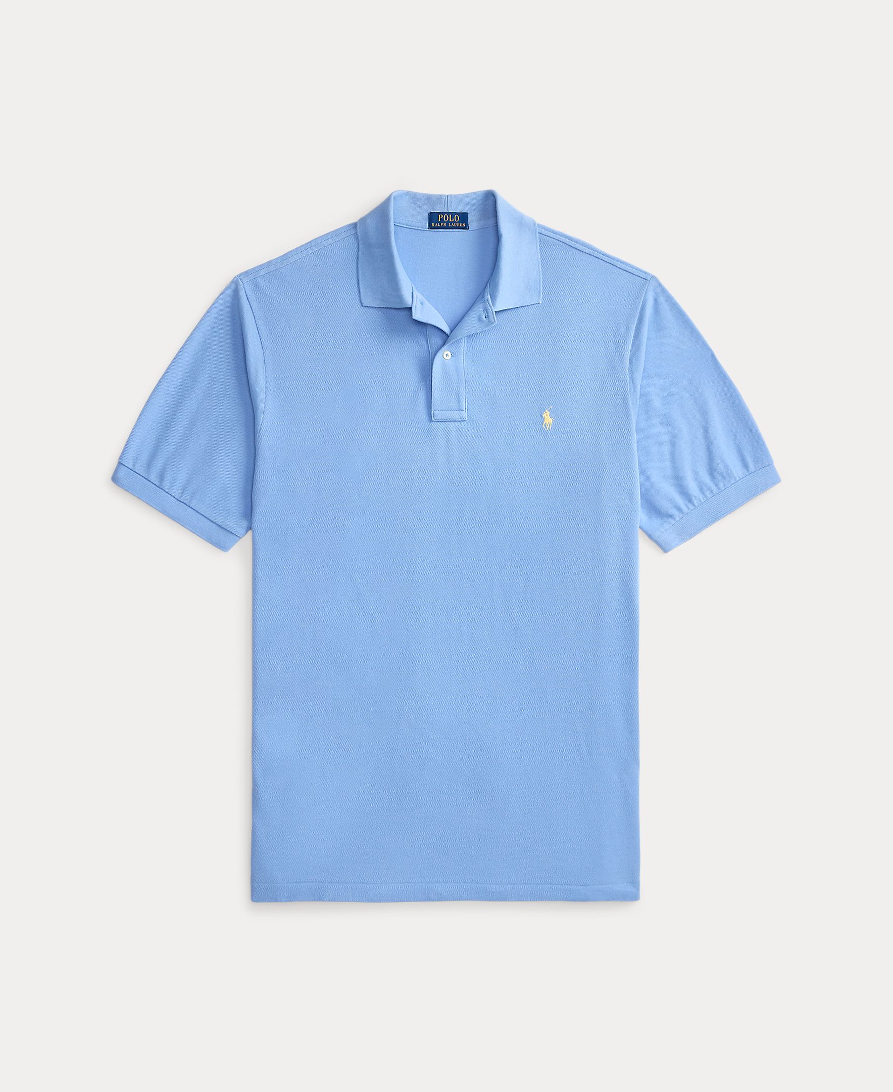 Polo de Piqué com Manga Curta Tamanhos Grandes Oceano-5