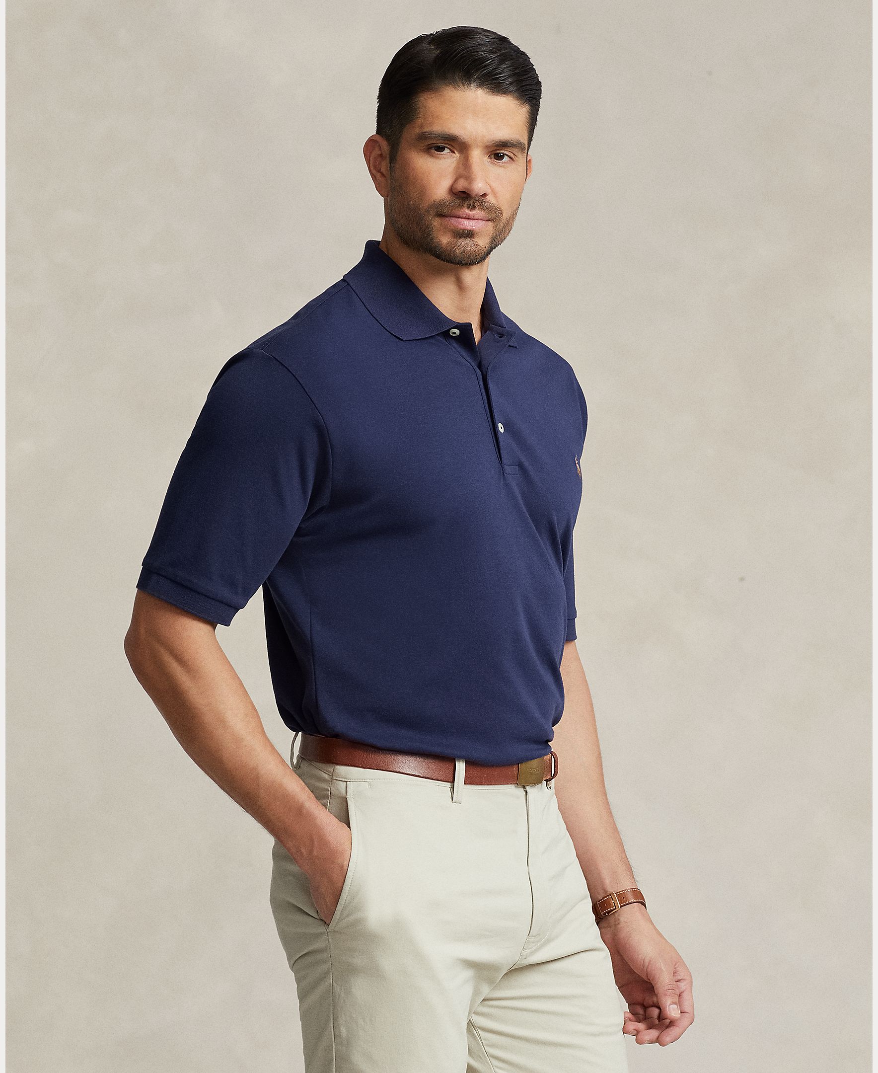 Imagem 0 de Polo Classic Fit Tamanhos Grandes em Algodão Pima