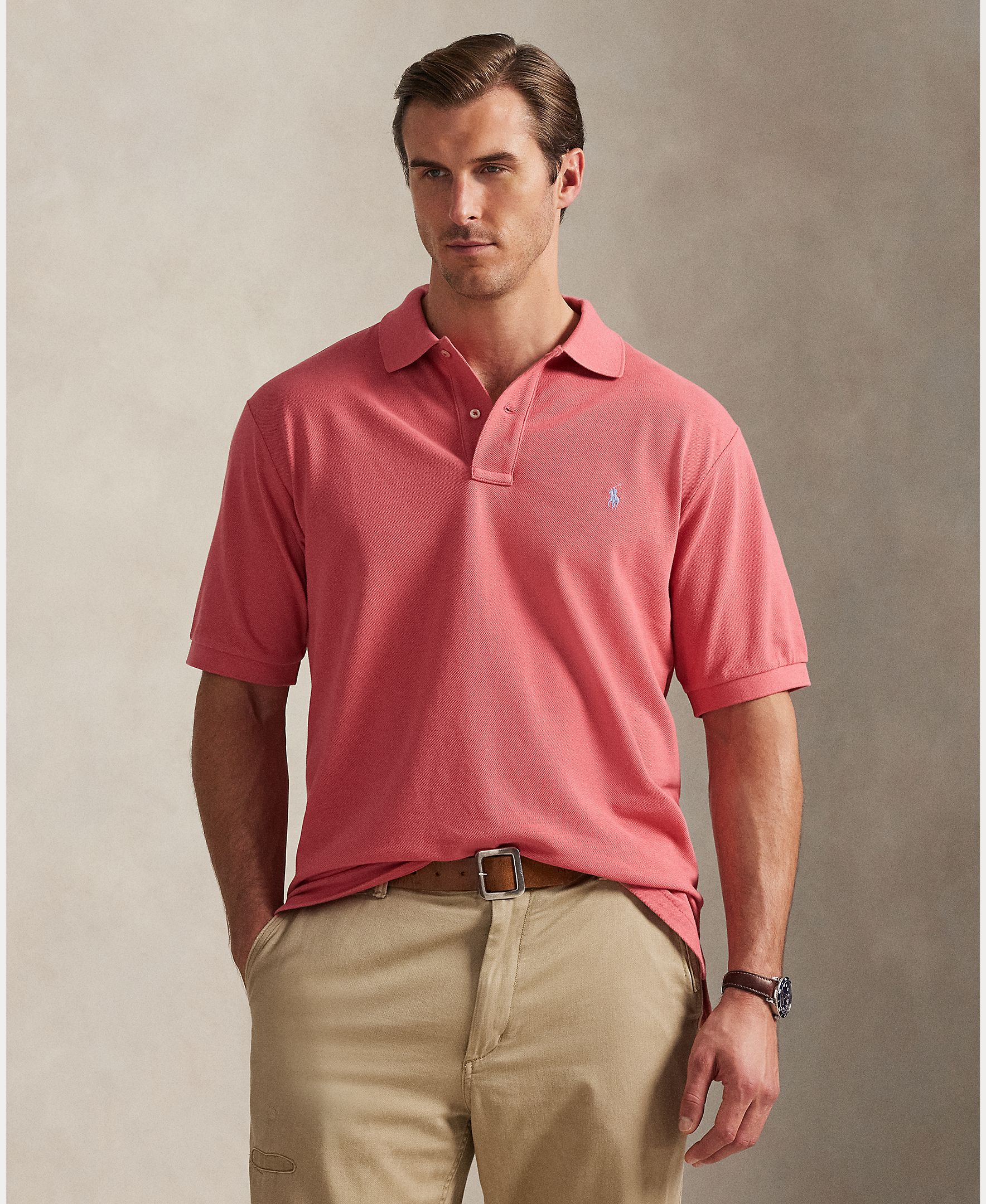 Imagem 0 de Polo de Piqué com Manga Curta Tamanhos Grandes