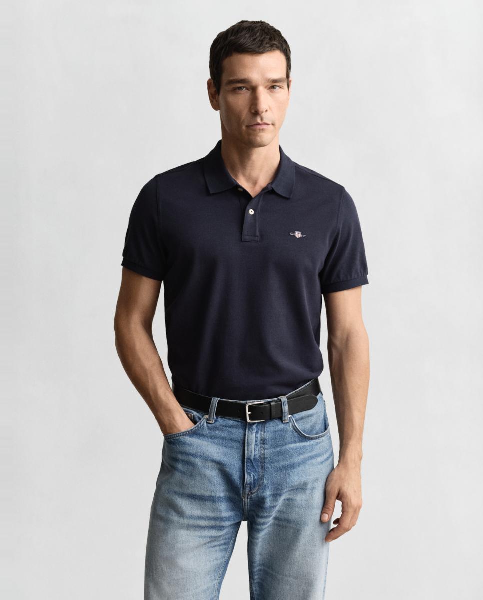 Imagem 0 de Polo de Manga Curta e Corte Regular Fit Tamanhos Grandes