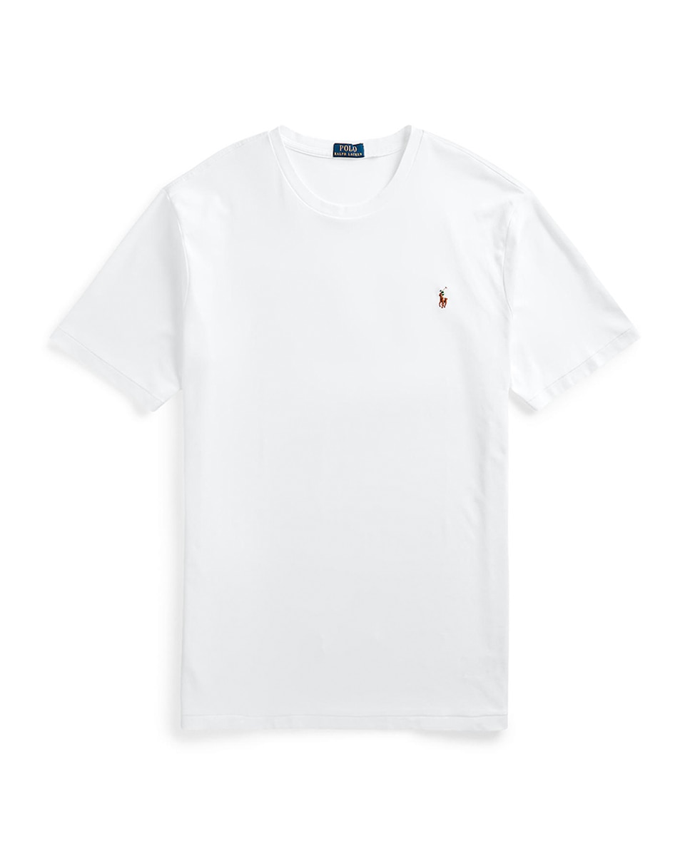Camiseta de hombre de algodón Negro Polo - Polo Ralph Lauren - Blanco Blanco-4