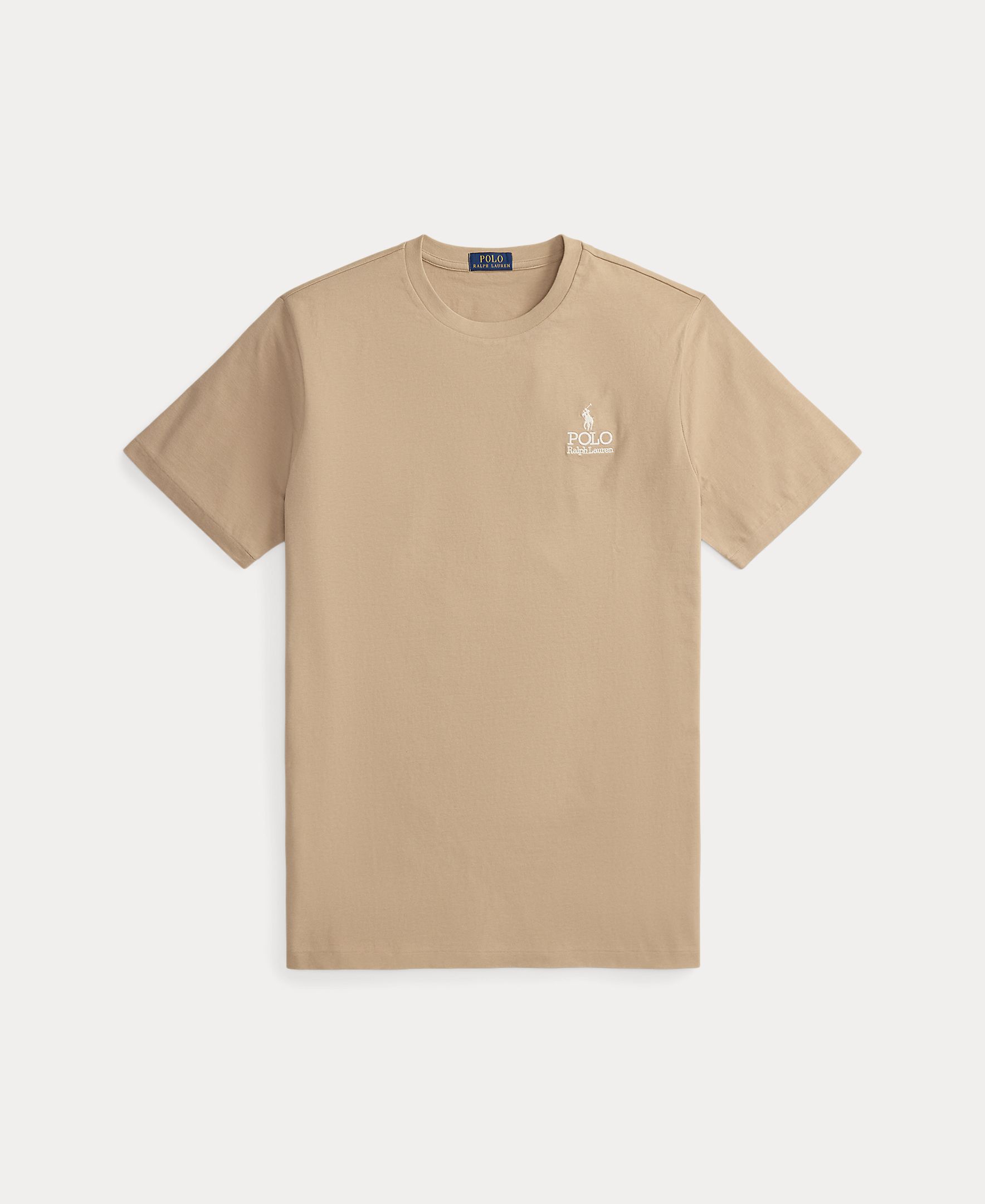 T-shirt de Algodão com Logótipo Tamanhos Grandes Tabac-6