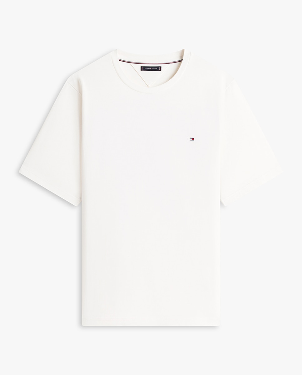 T-shirt de Manga Curta com Estampado de Color Block nas Costas Tamanhos Grandes Cru-4