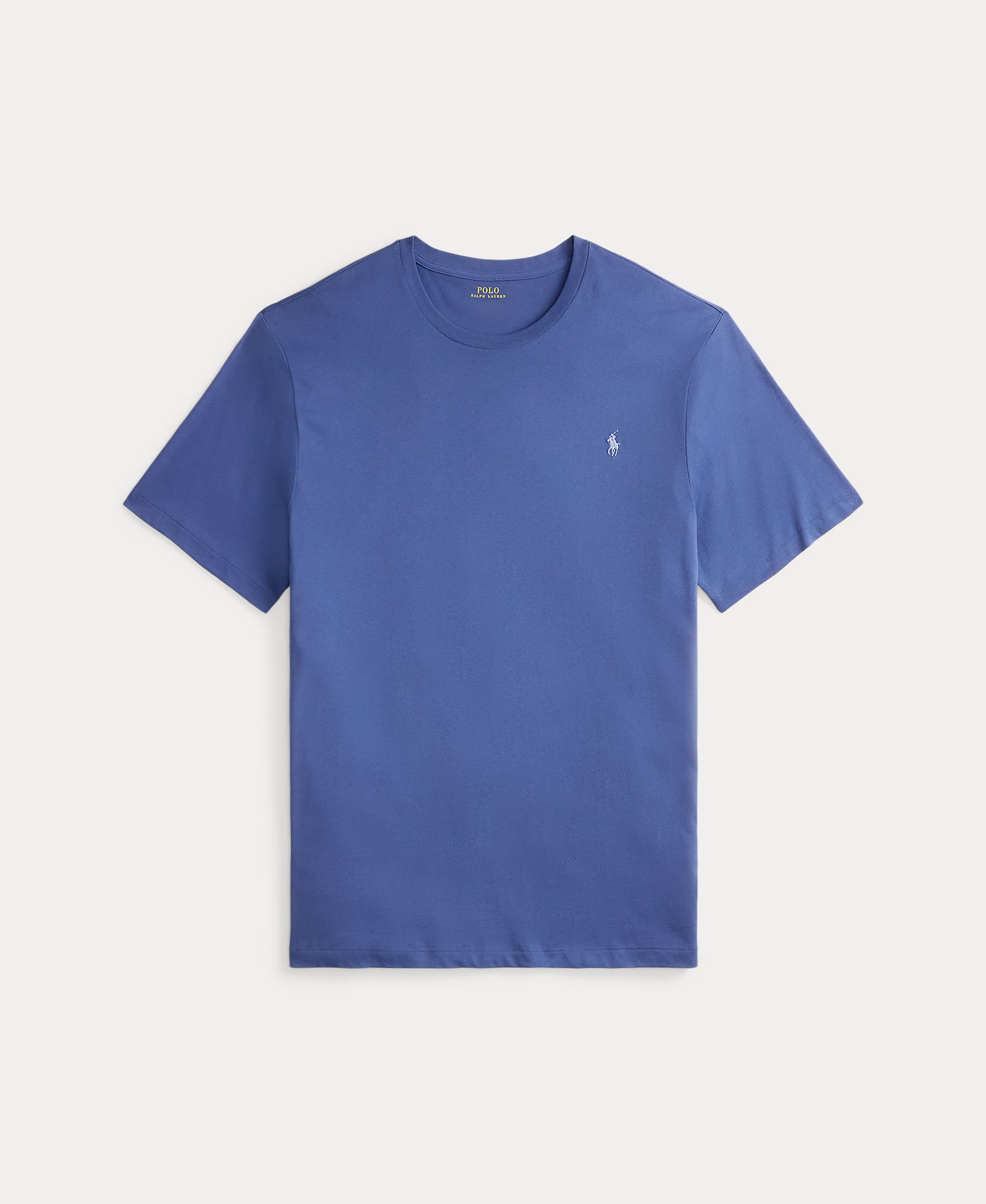 Camisola de Malha Tamanhos Grandes com Decote Redondo Esmeralda Azul-5