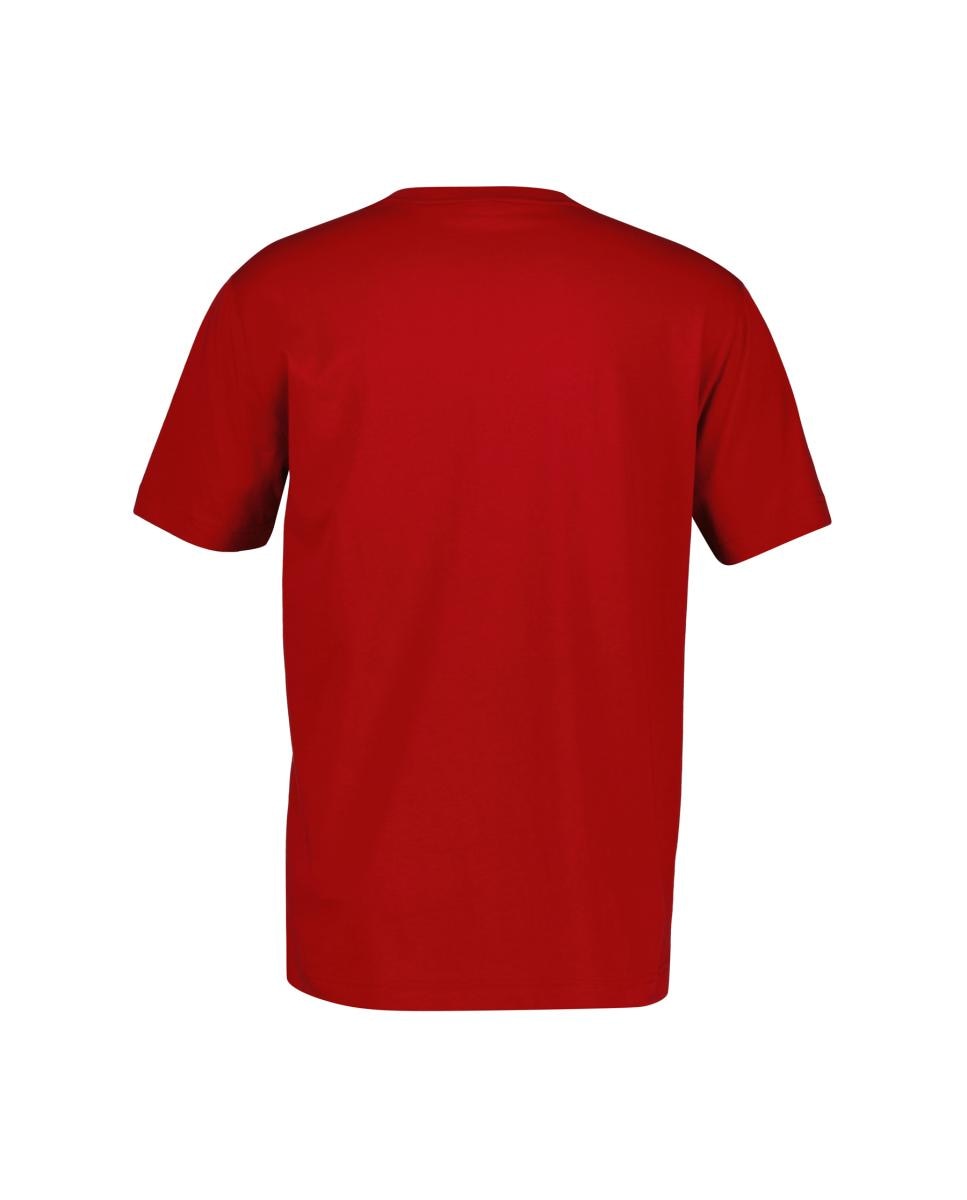 T-shirt Tamanhos Grandes de Manga Curta e Ilustração à Frente Rosa-2