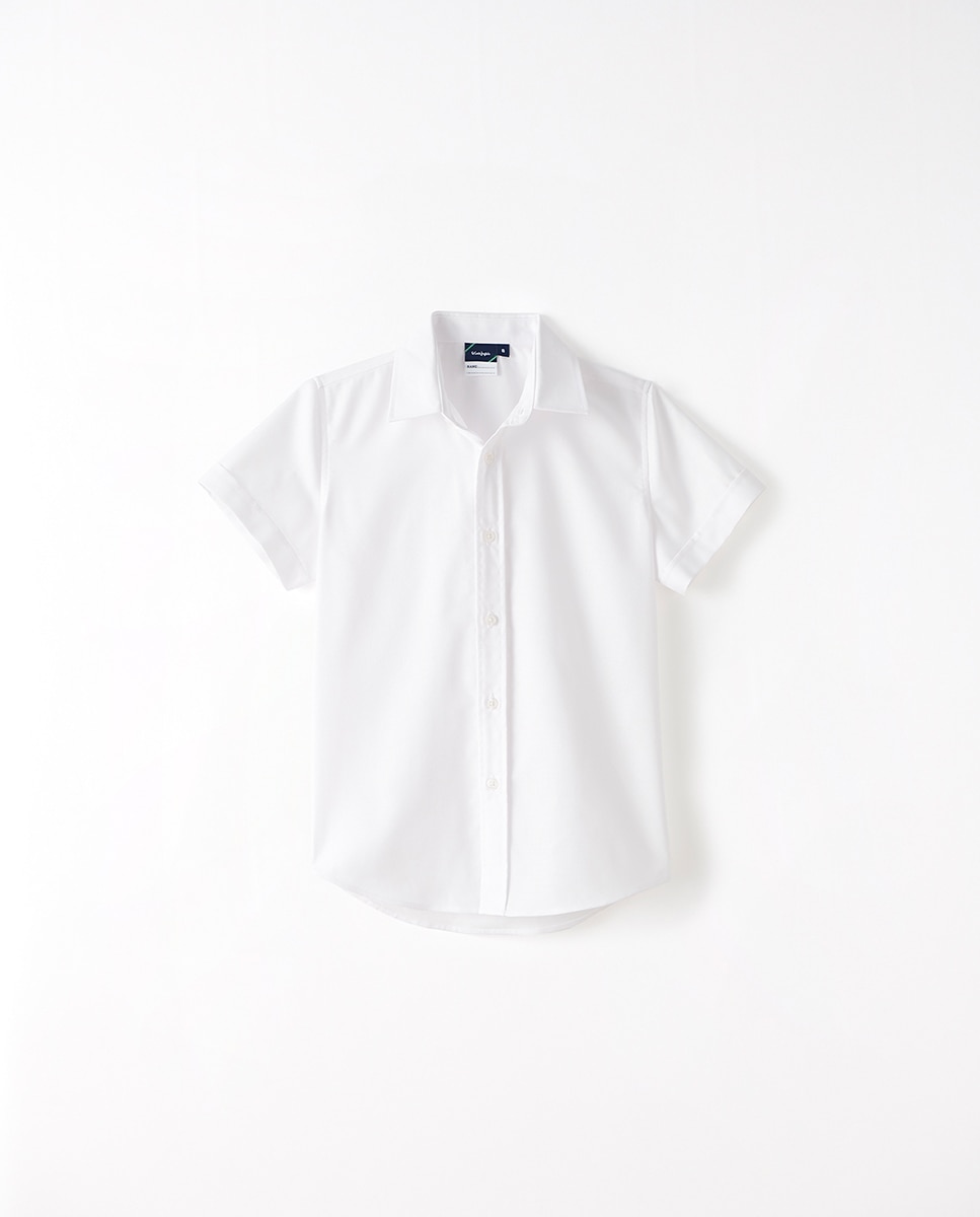 Camisa Oxford com Manga Curta Kids El Corte Inglés Branco-1