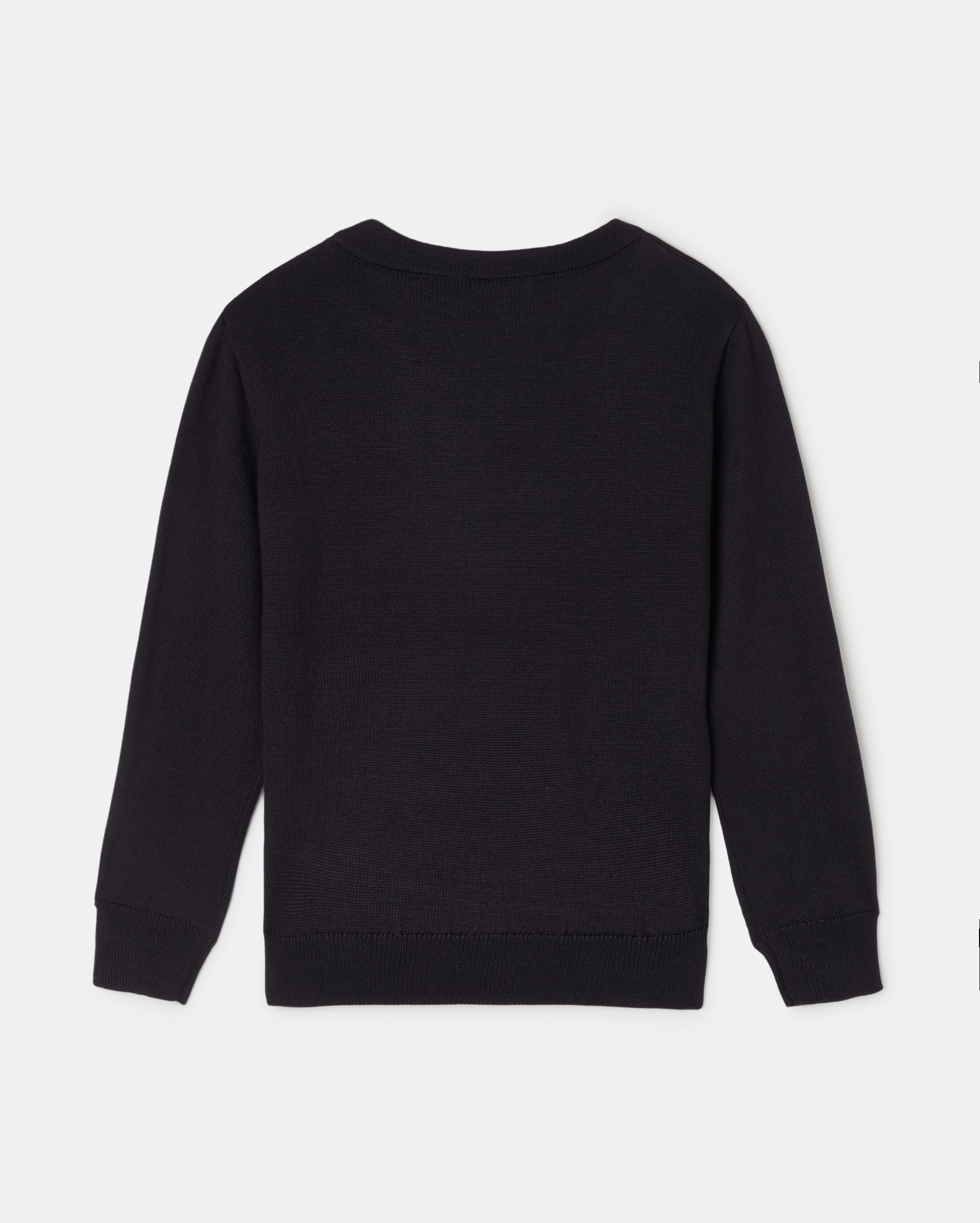 Camisola Básica de Malha com Decote em V Kids El Corte Inglés Azul-marinho-2