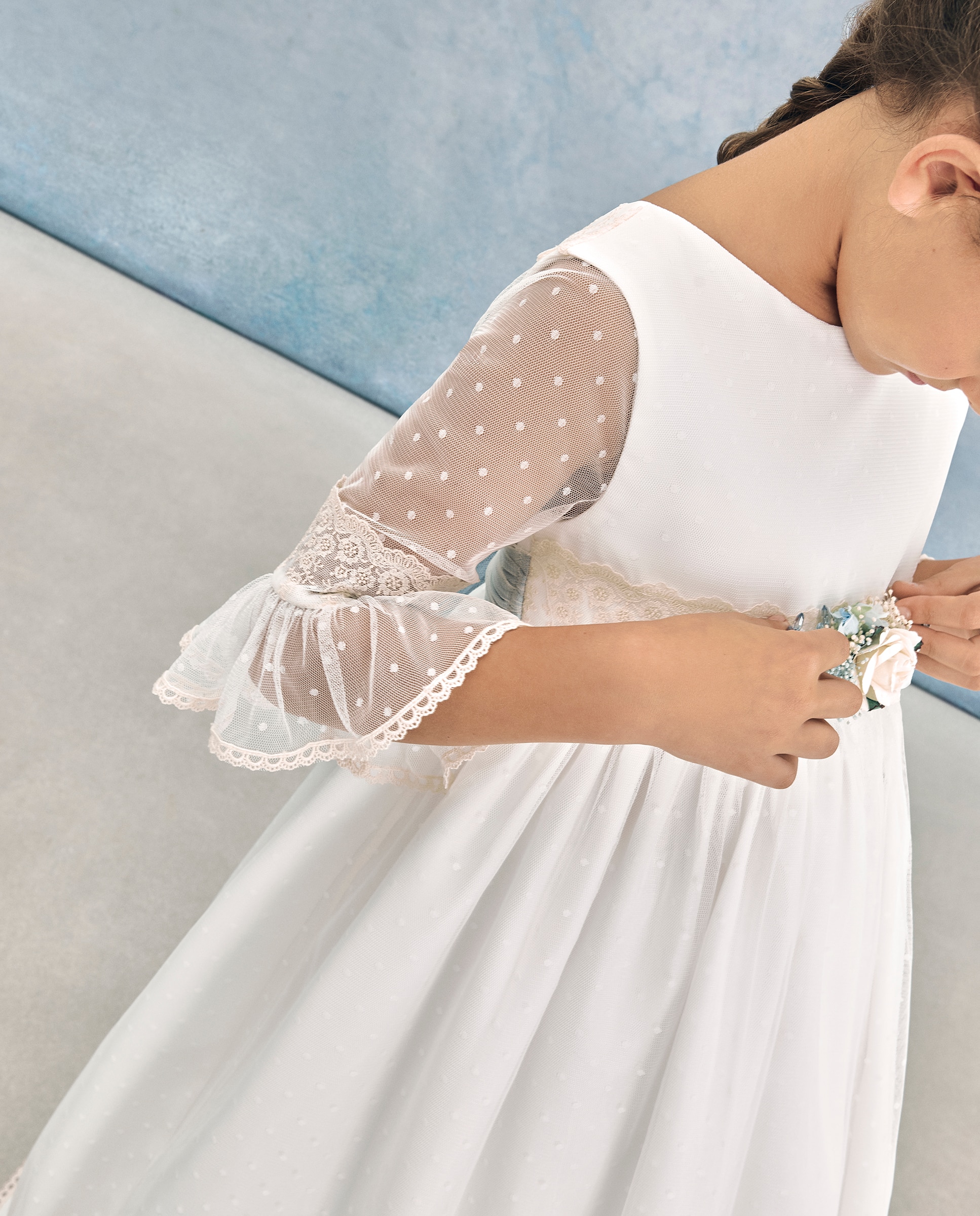 Vestido de comunión manga francesa ENIF - Coconut El Corte Inglés - 120 Crudo 120 Crudo-2