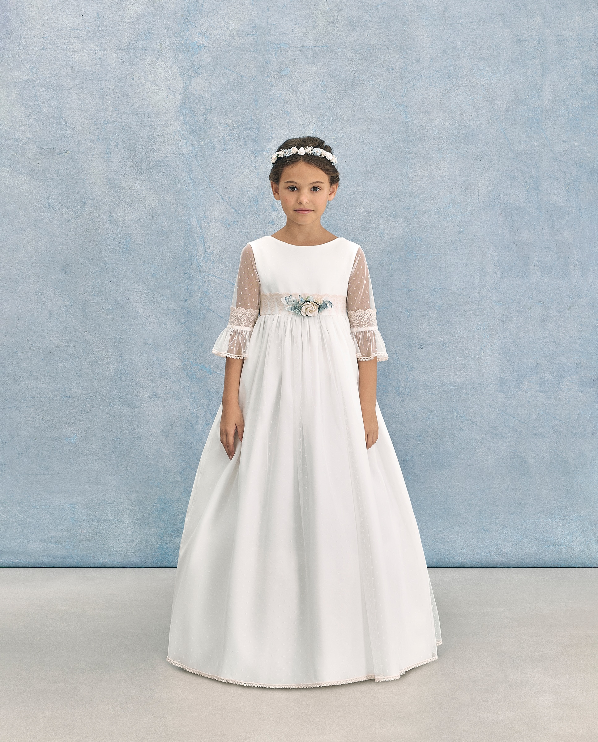 Vestido de comunión manga francesa ENIF - Coconut El Corte Inglés - 120 Crudo 120 Crudo-4
