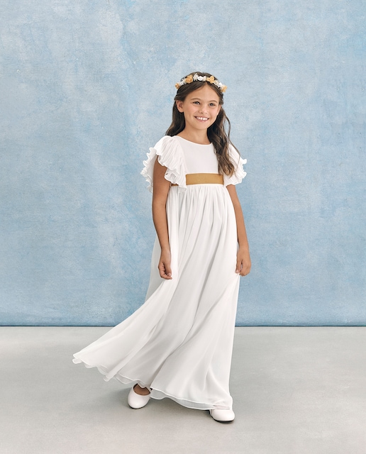 Vestido de comunión bambula JUNO