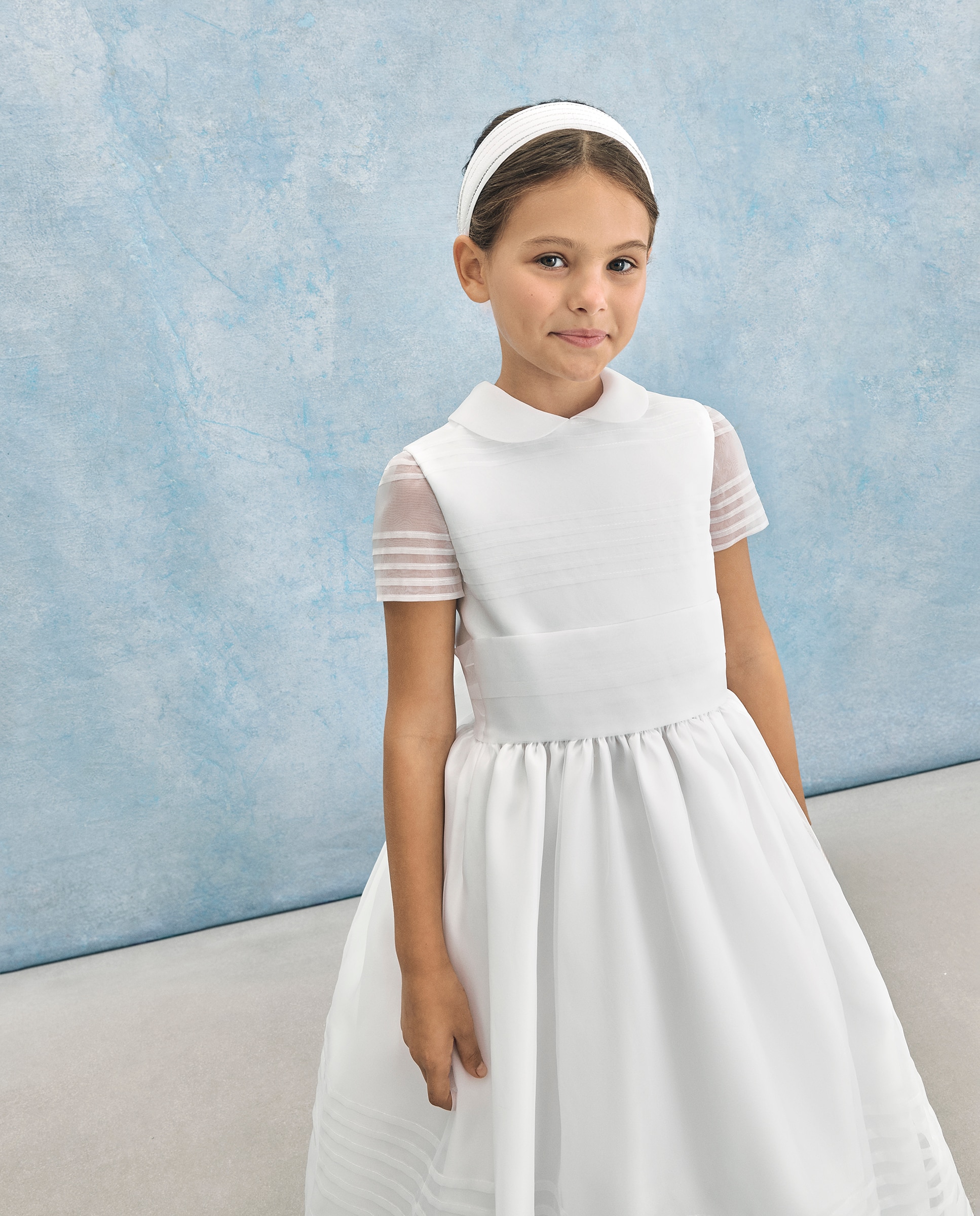 Vestido de Comunhão Coconut El Corte Inglés Branco-1