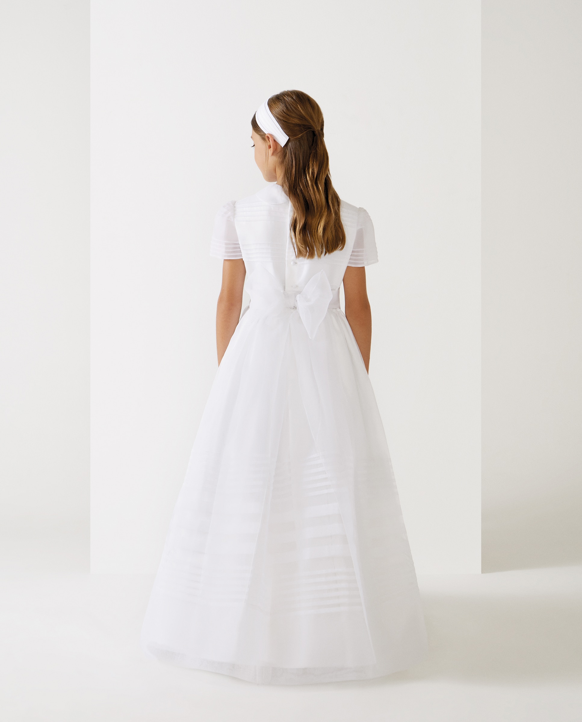 Vestido de Comunhão Coconut El Corte Inglés Branco-6