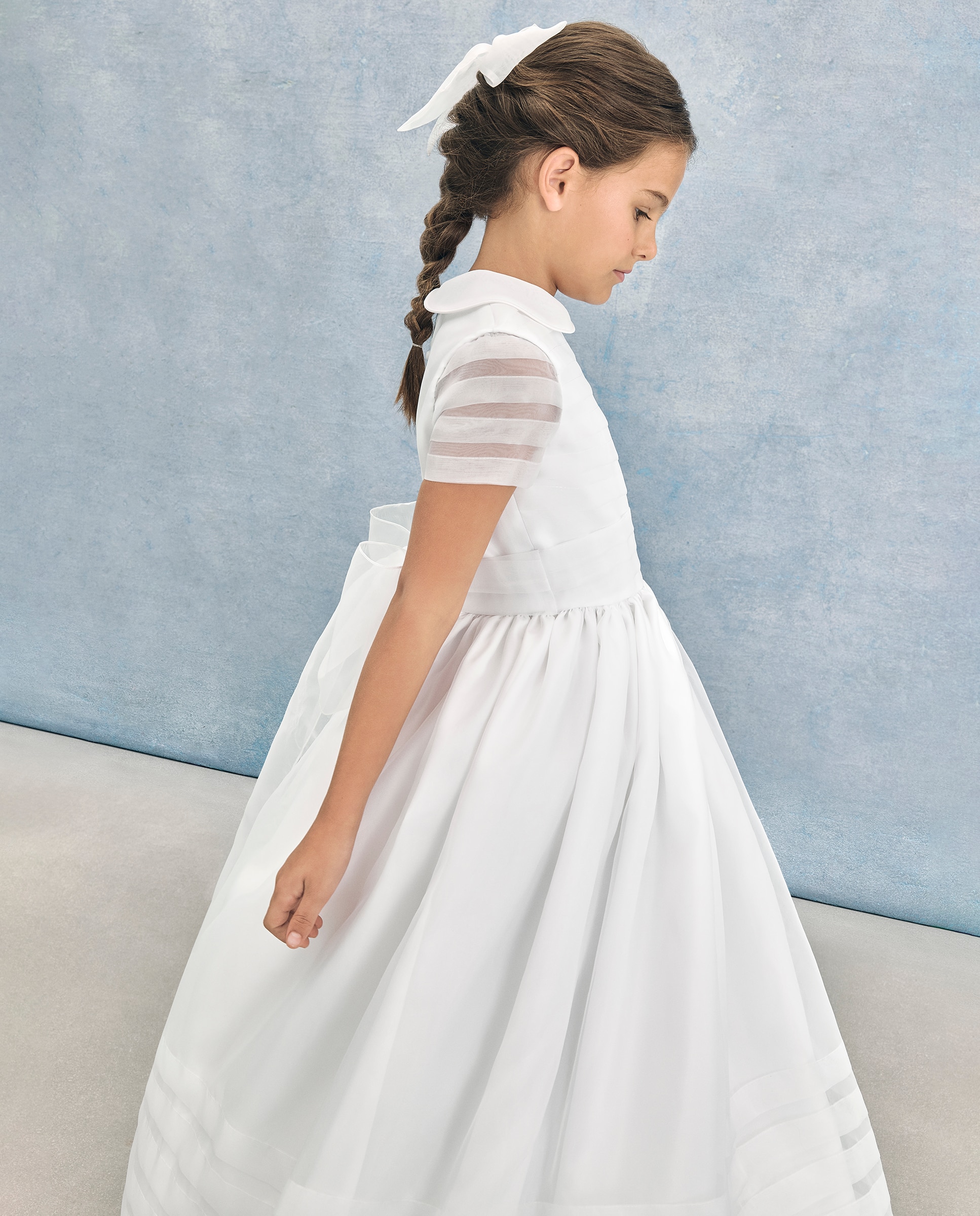 Vestido de Comunhão Coconut El Corte Inglés Branco-3