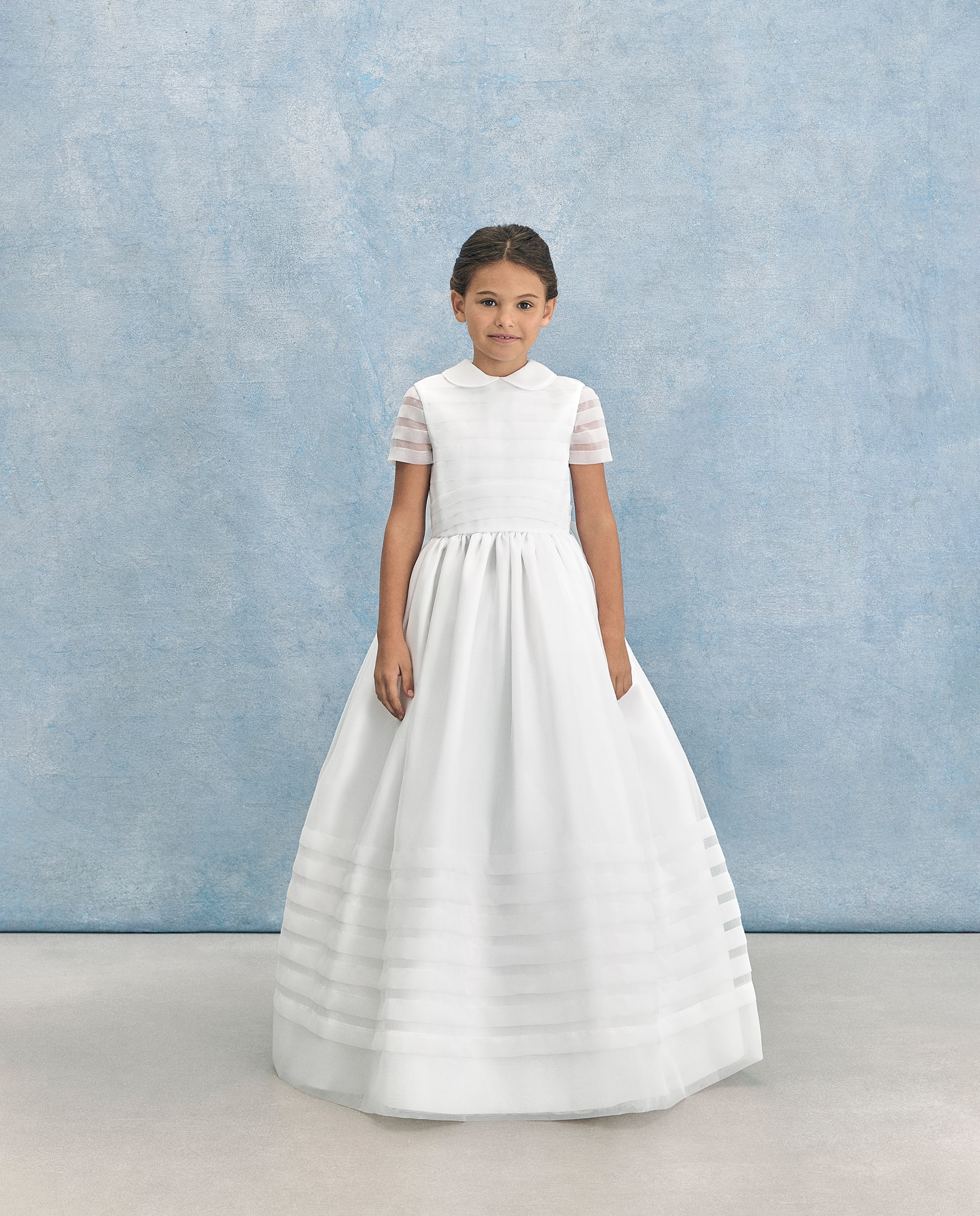 Vestido de Comunhão Coconut El Corte Inglés Branco-4