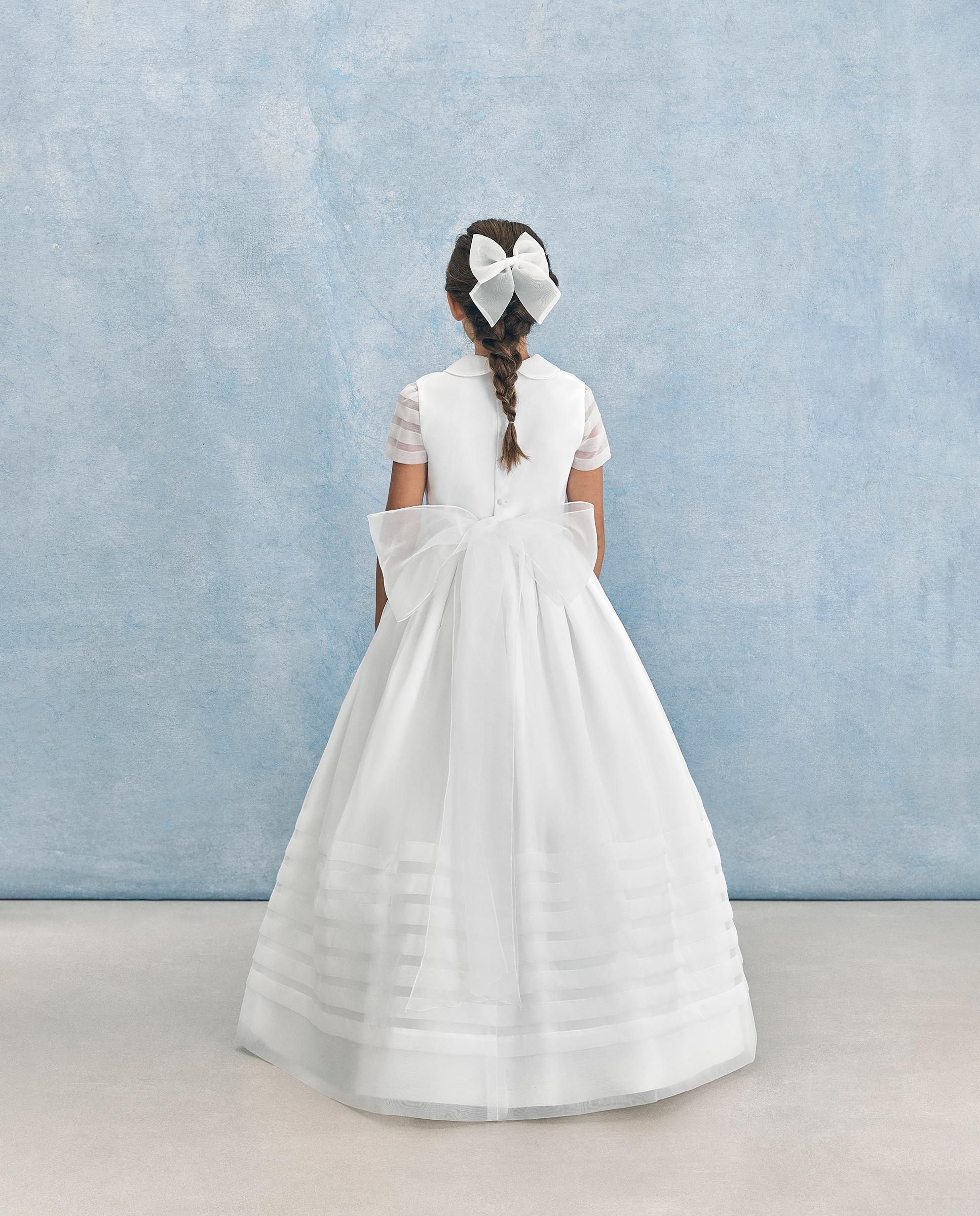 Vestido de Comunhão Coconut El Corte Inglés Branco-5