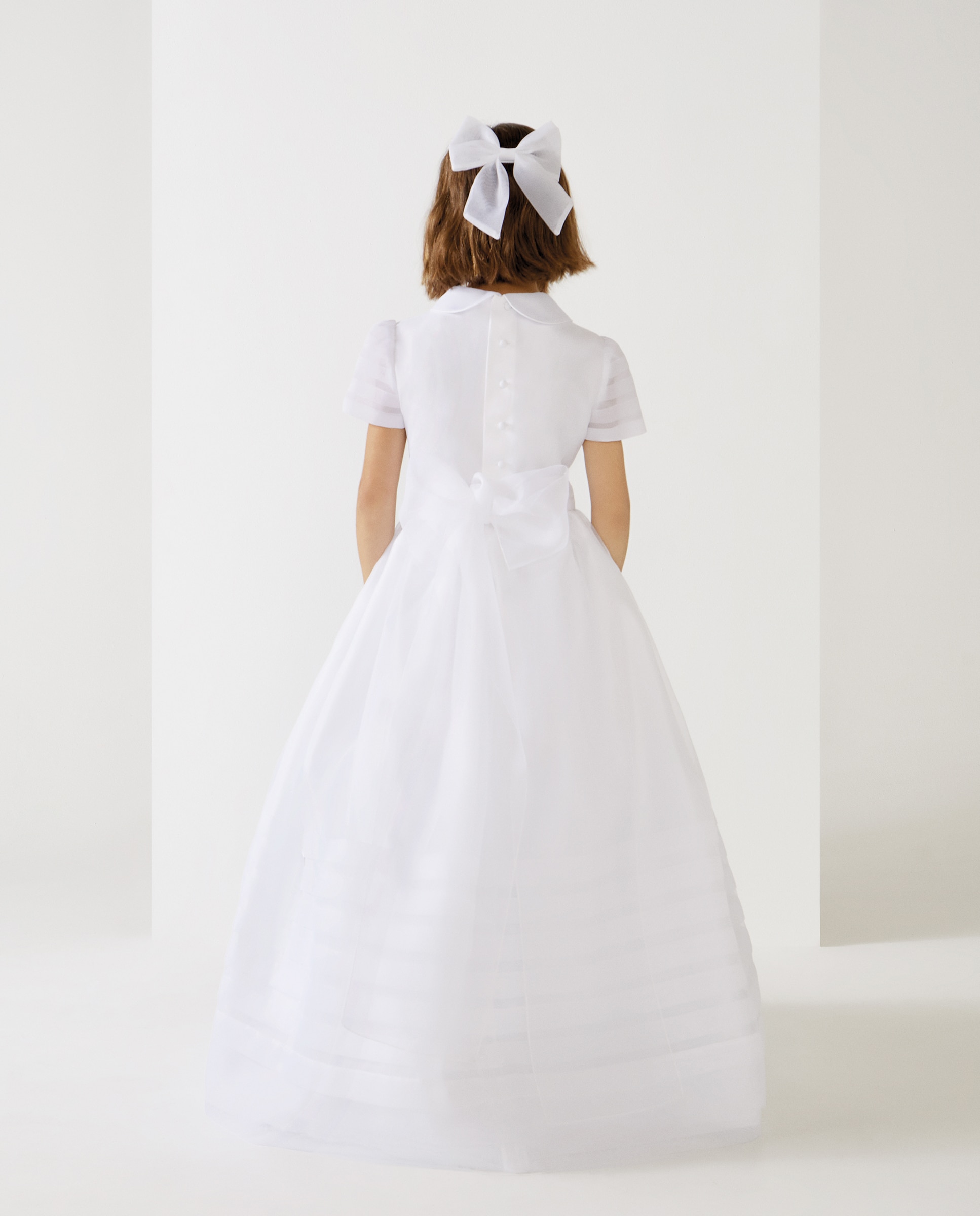Vestido de Comunhão Coconut El Corte Inglés Branco-6