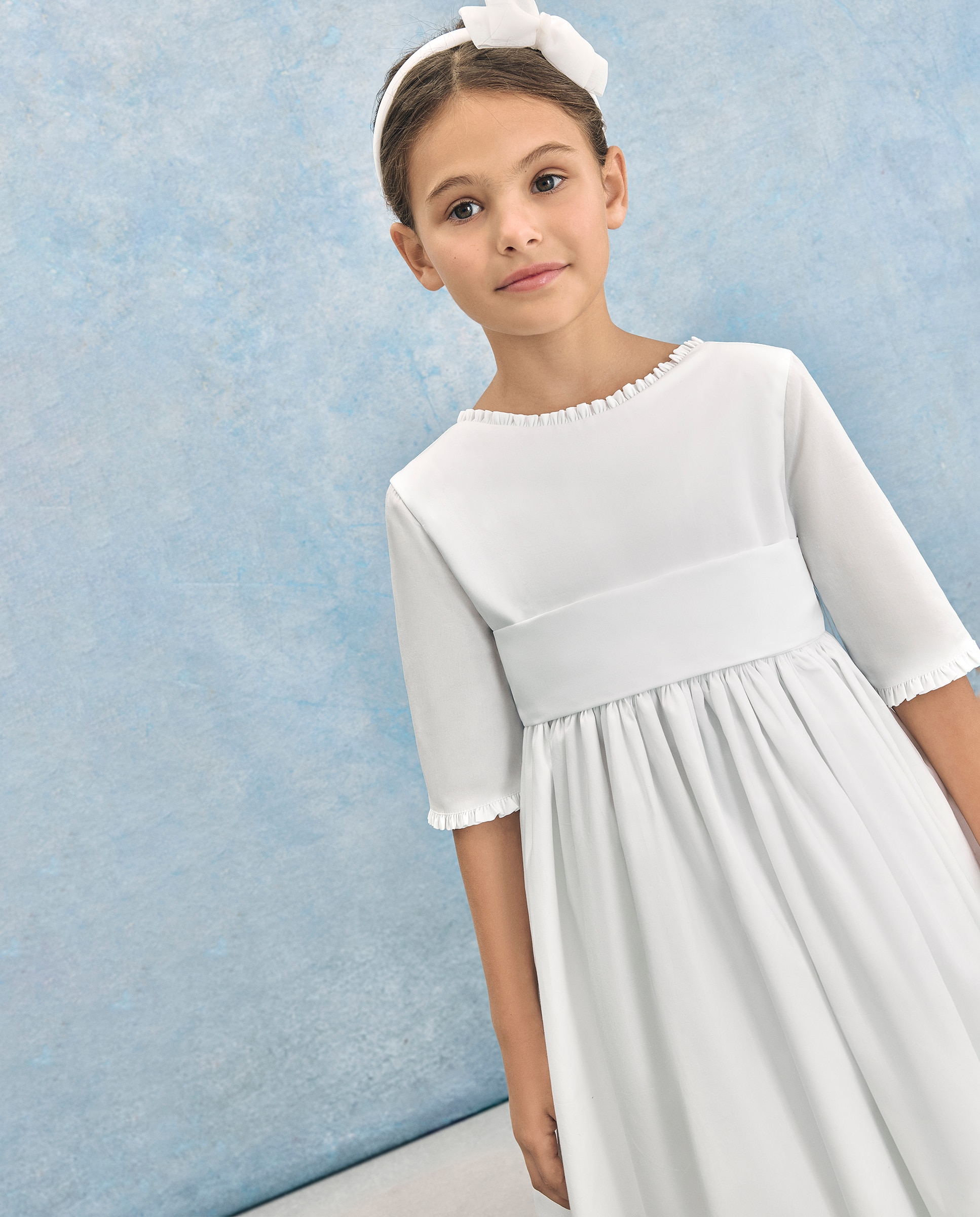 Vestido de Comunhão Coconut El Corte Inglés Branco-2