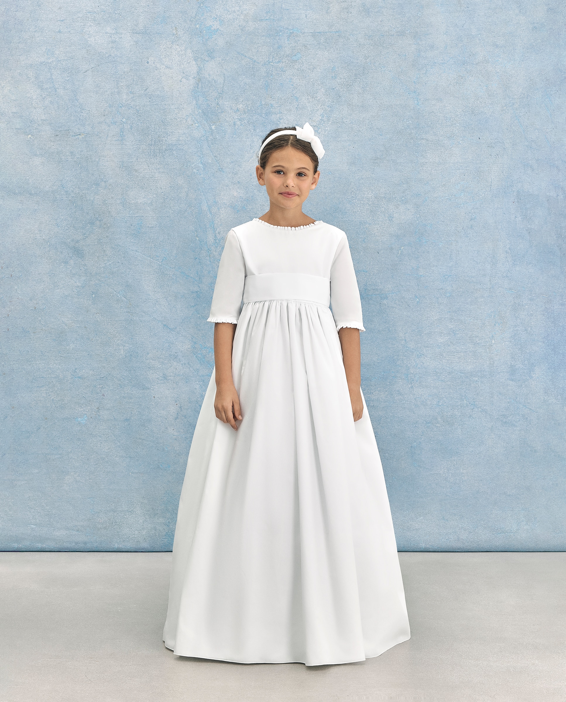 Vestido de Comunhão Coconut El Corte Inglés Branco-3