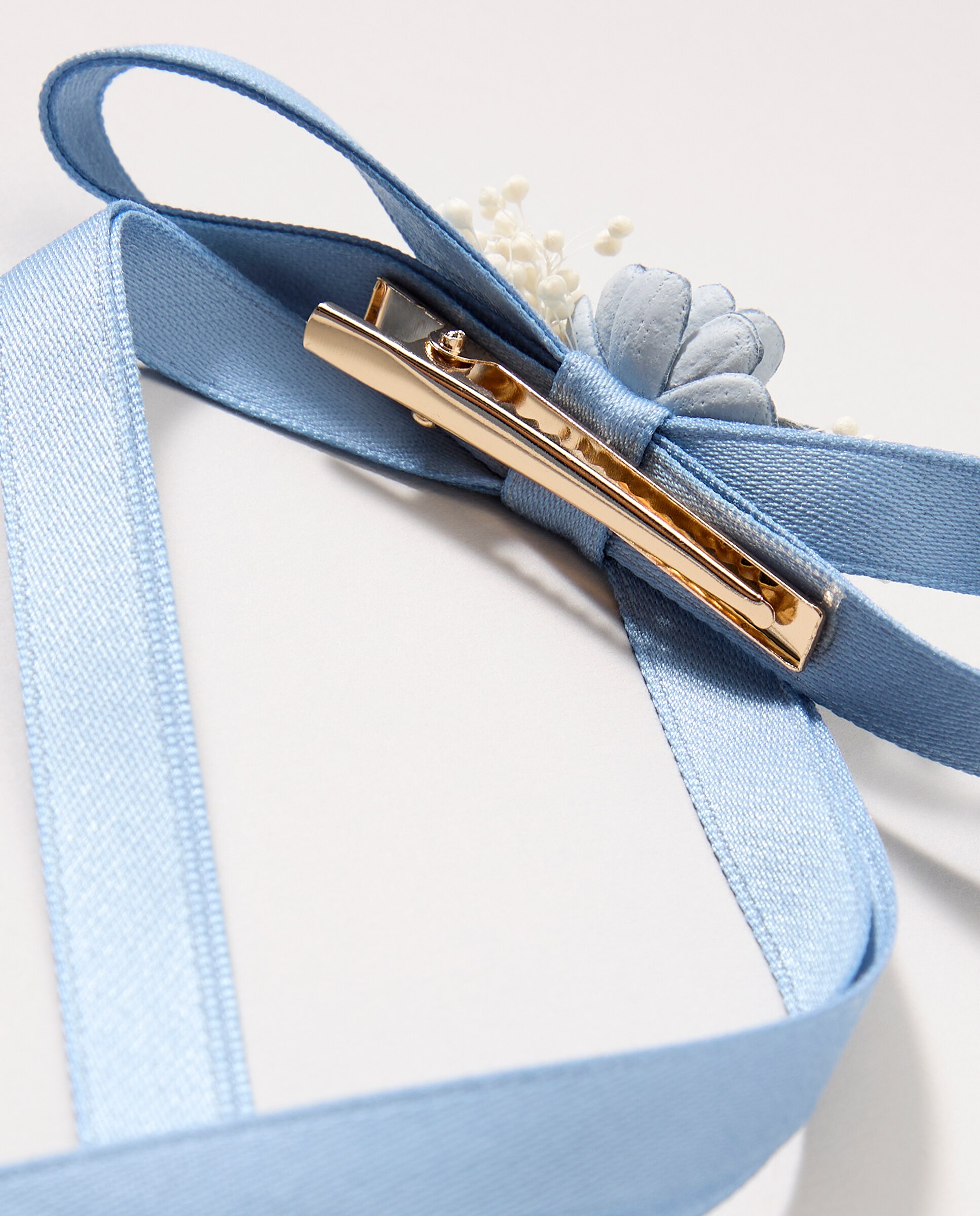 Laço com Flor 400 Azul-2