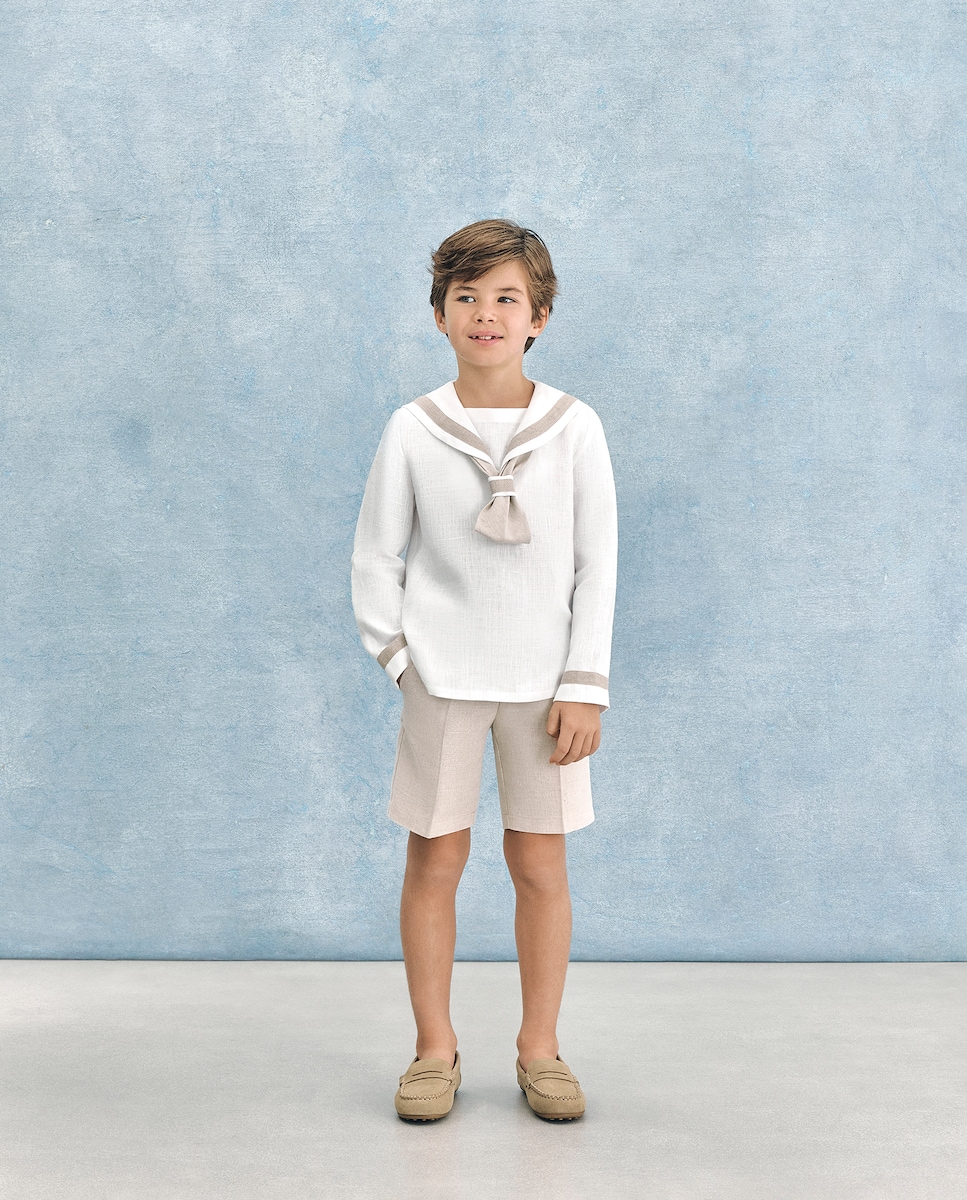 Primera Comunión Traje Lino NiÃ±o Comunion Bautizo Traje De Lino