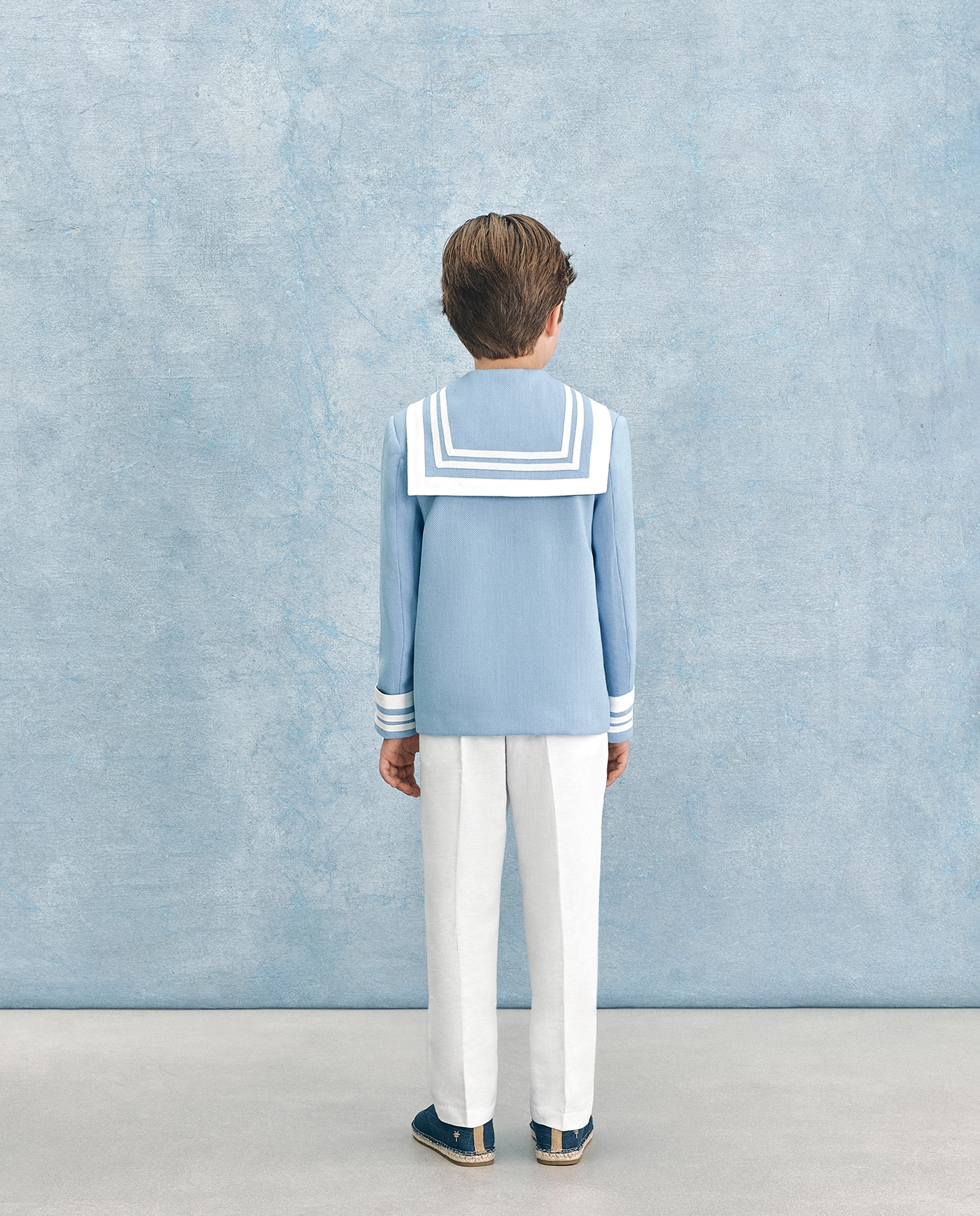 Fato Tipo Marinheiro com Estrutura Perseo 410 Azul Claro-5