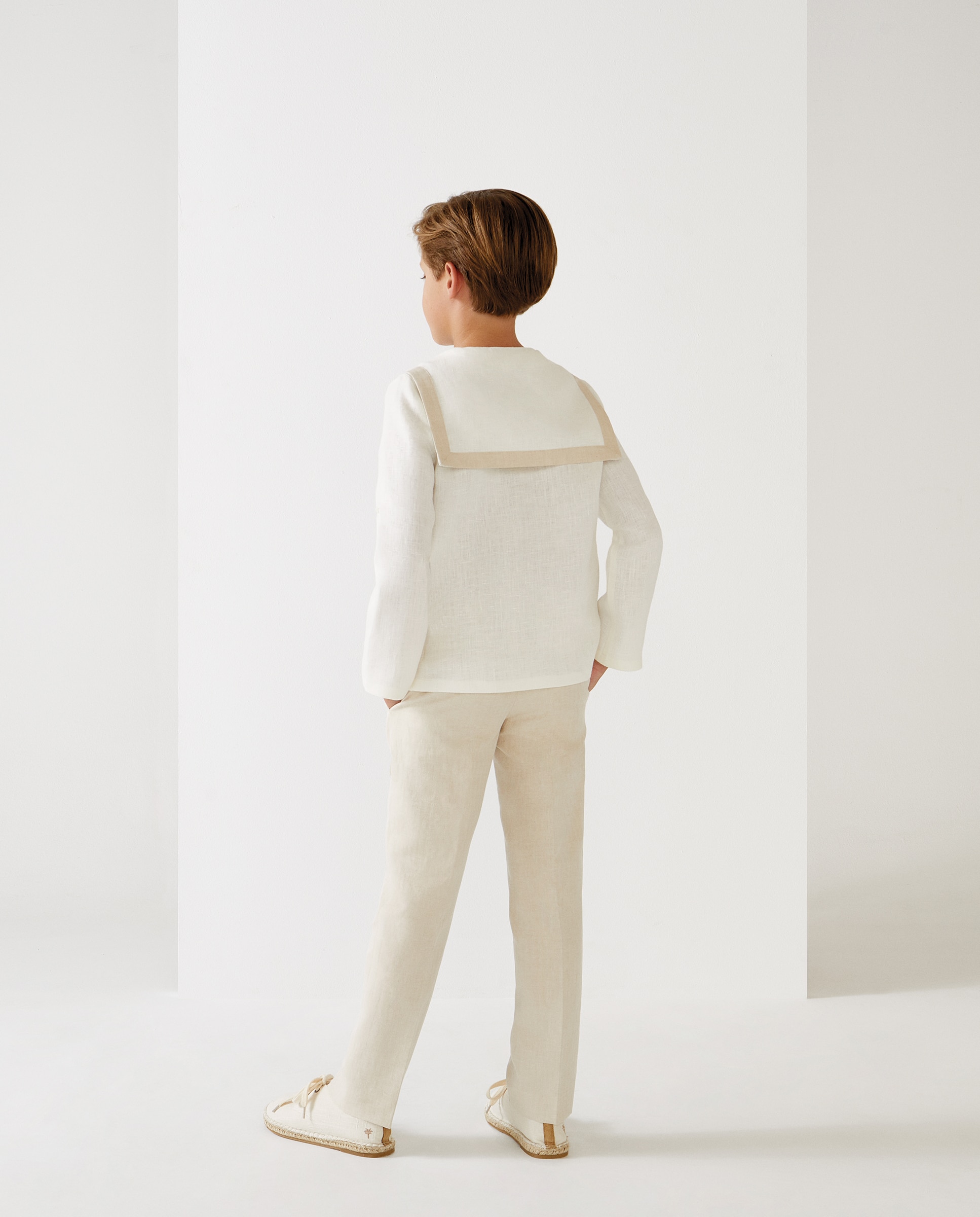 Fato Tipo Marinheiro com Calças Draco Coconut El Corte Inglés 120 Cru-7