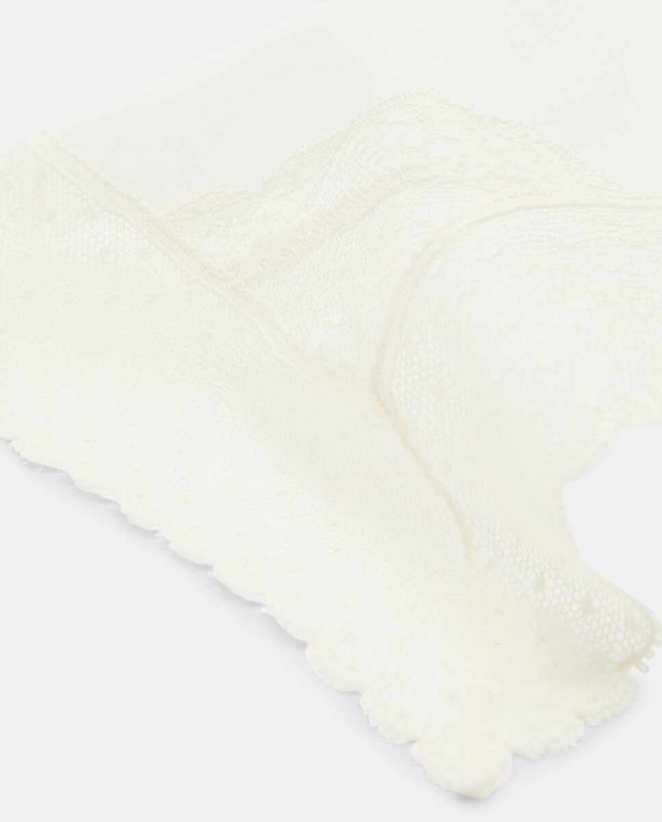 Lenço de Batizado Liso para Bebé 120 Cru-2