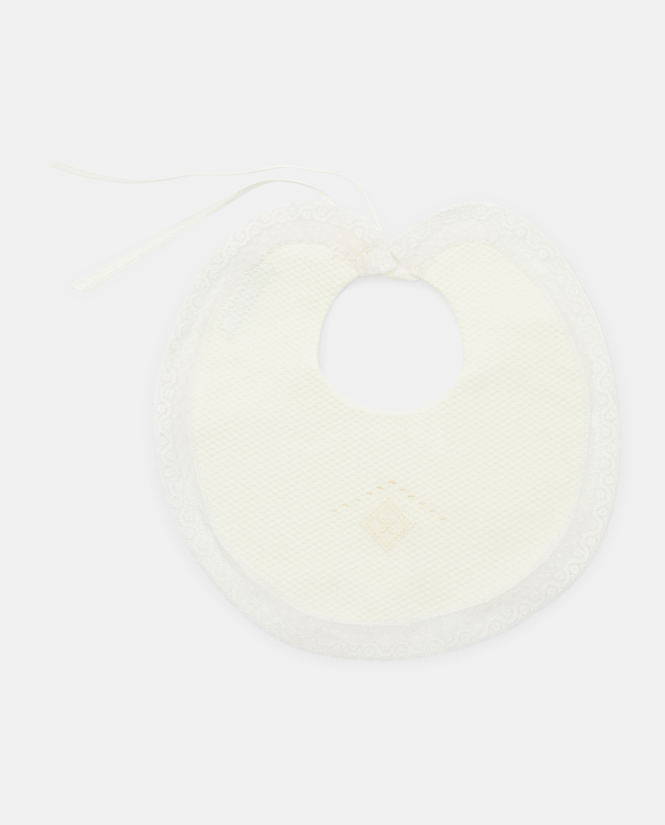 Imagem 0 de Babete de Batizado em Piqué para Bebé