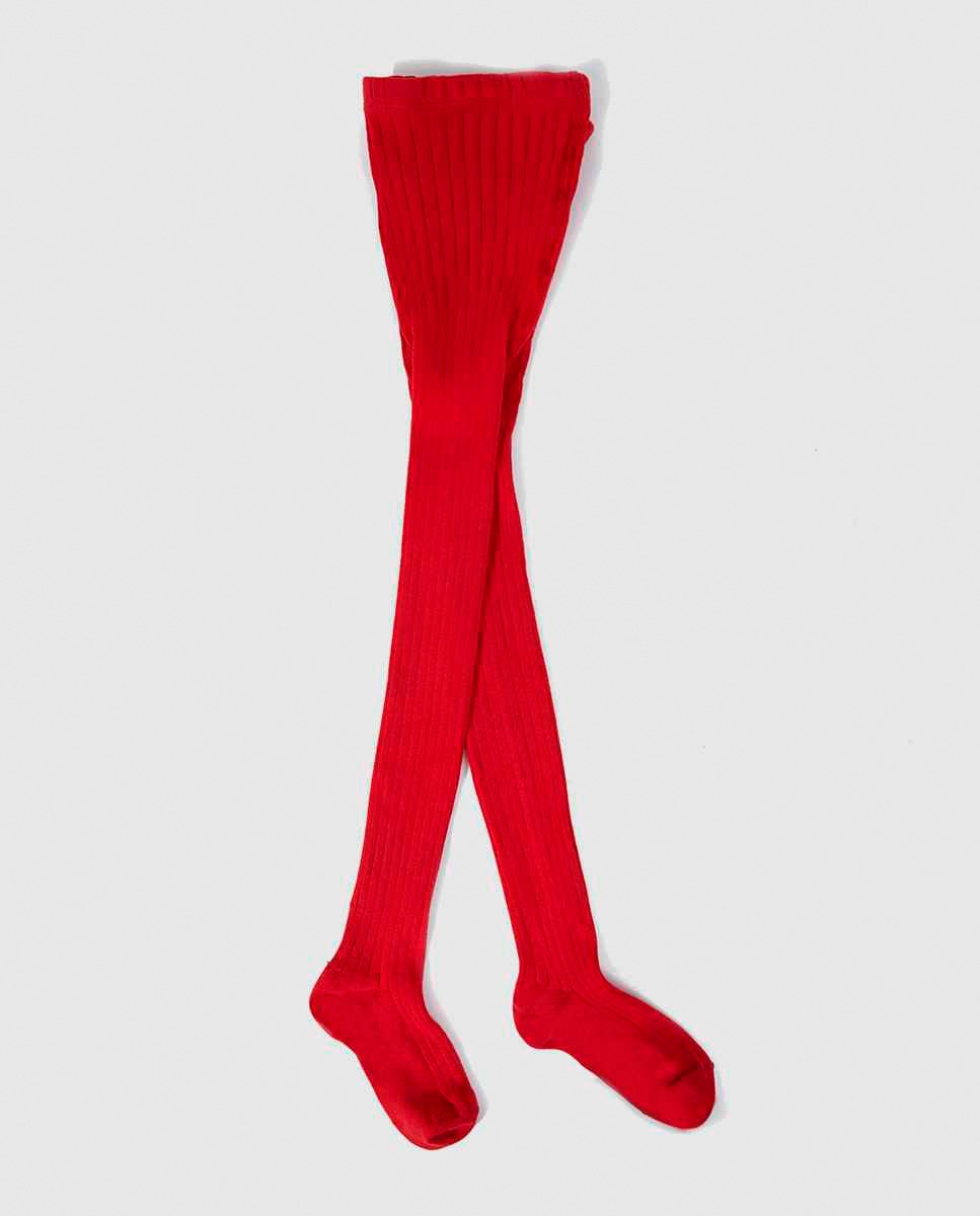 Leotardos canalé - Condor - Rojo Rojo-1