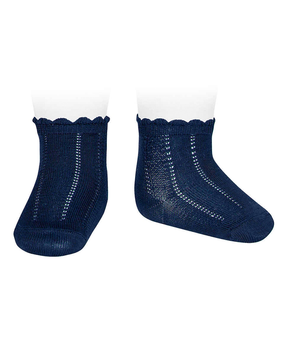 Calcetines de bebés labrados - Condor - Azul marino Azul marino-1