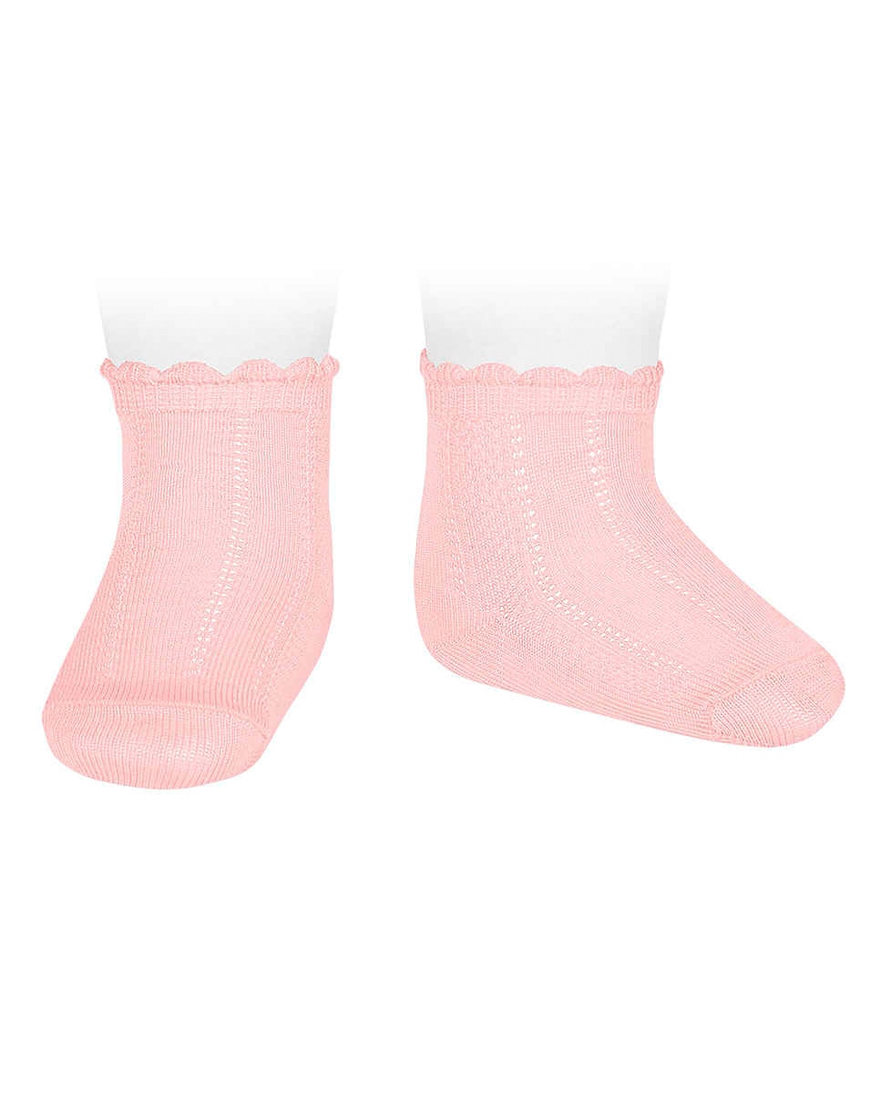 Calcetines de bebés labrados - Condor - Rosa Rosa-1