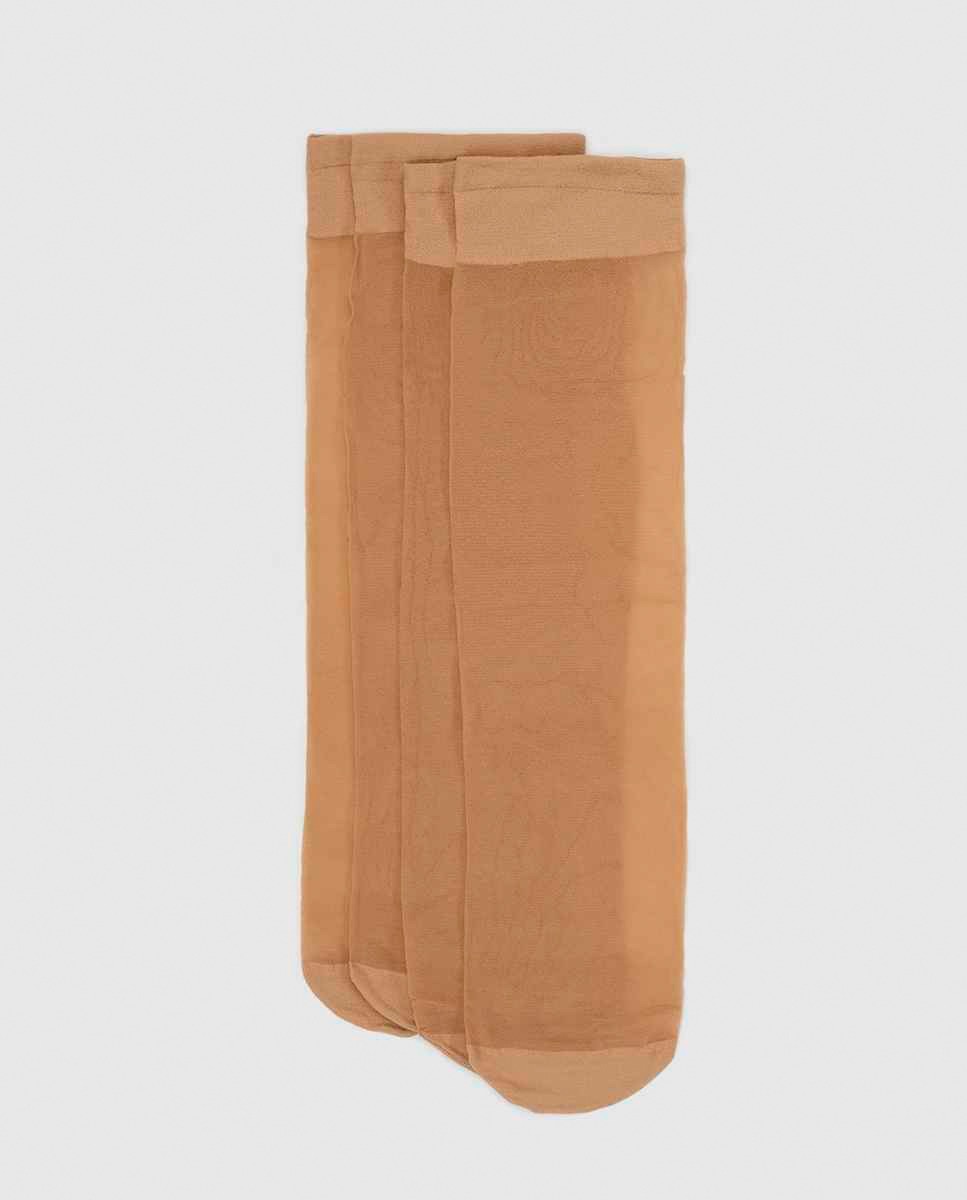 Pack meias de menina Condor transparentes Natural-1