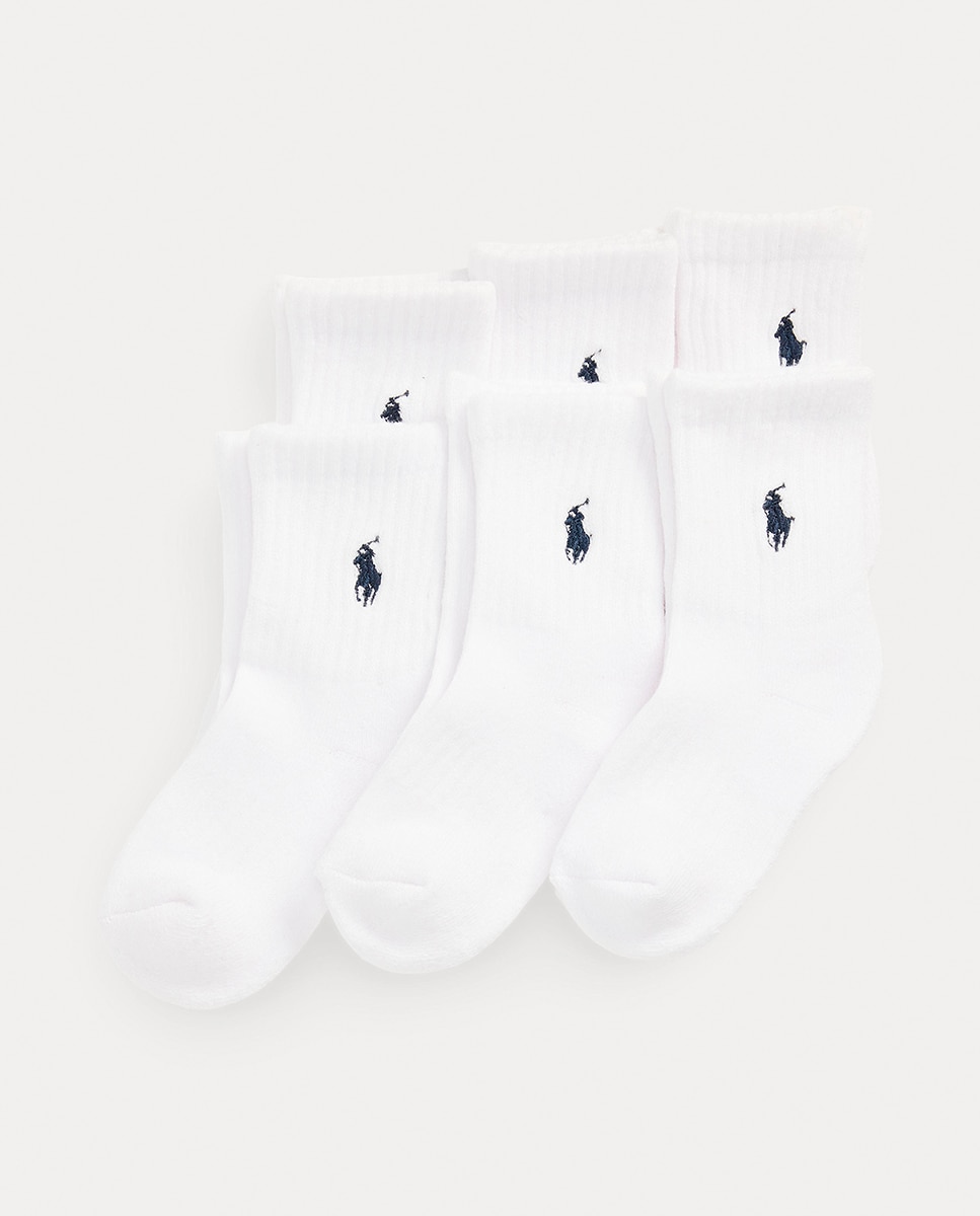 Imagem 0 de Pack de 6 Pares de Meias Curtas com Cavalo Bordado