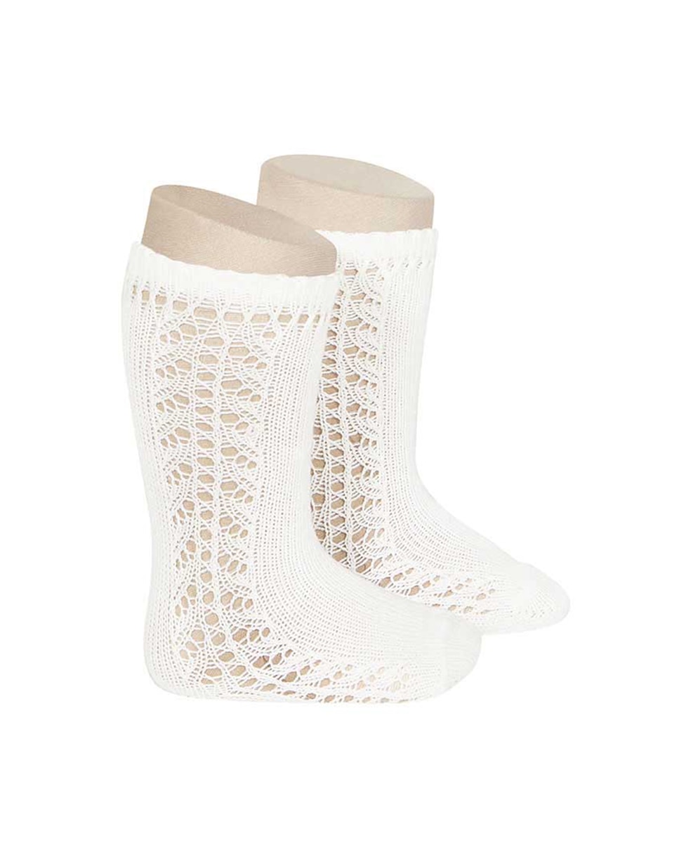 Imagen 1 de Calcetines altos calados Blanco