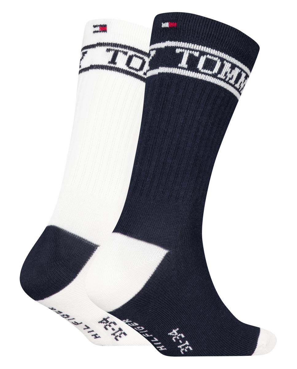 Meias Infantis de Meio Cano (Pack de 2 Pares) Tommy Hilfiger Multicolor-2