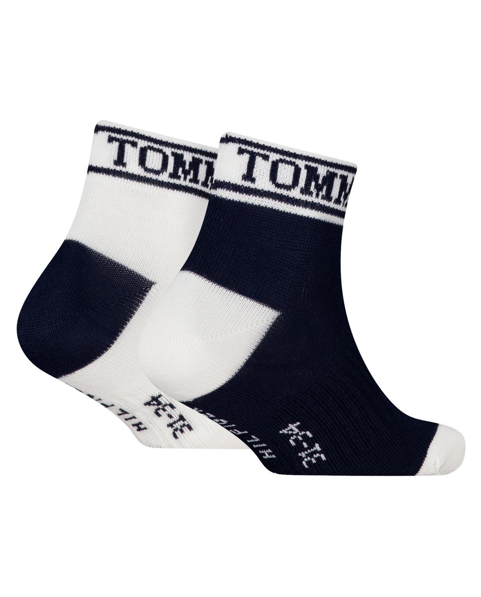 Meias de Cano Curto Infantis (Pack de 2 Pares) Tommy Hilfiger Multicolor-2