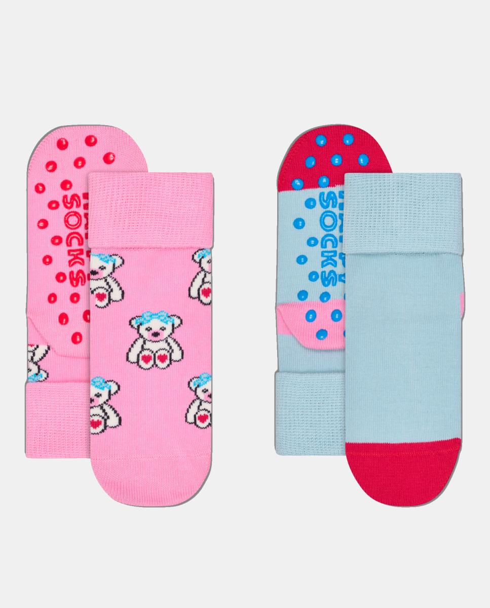 Imagem 0 de Pack de 2 Pares de Meias Antiderrapantes com Ursos